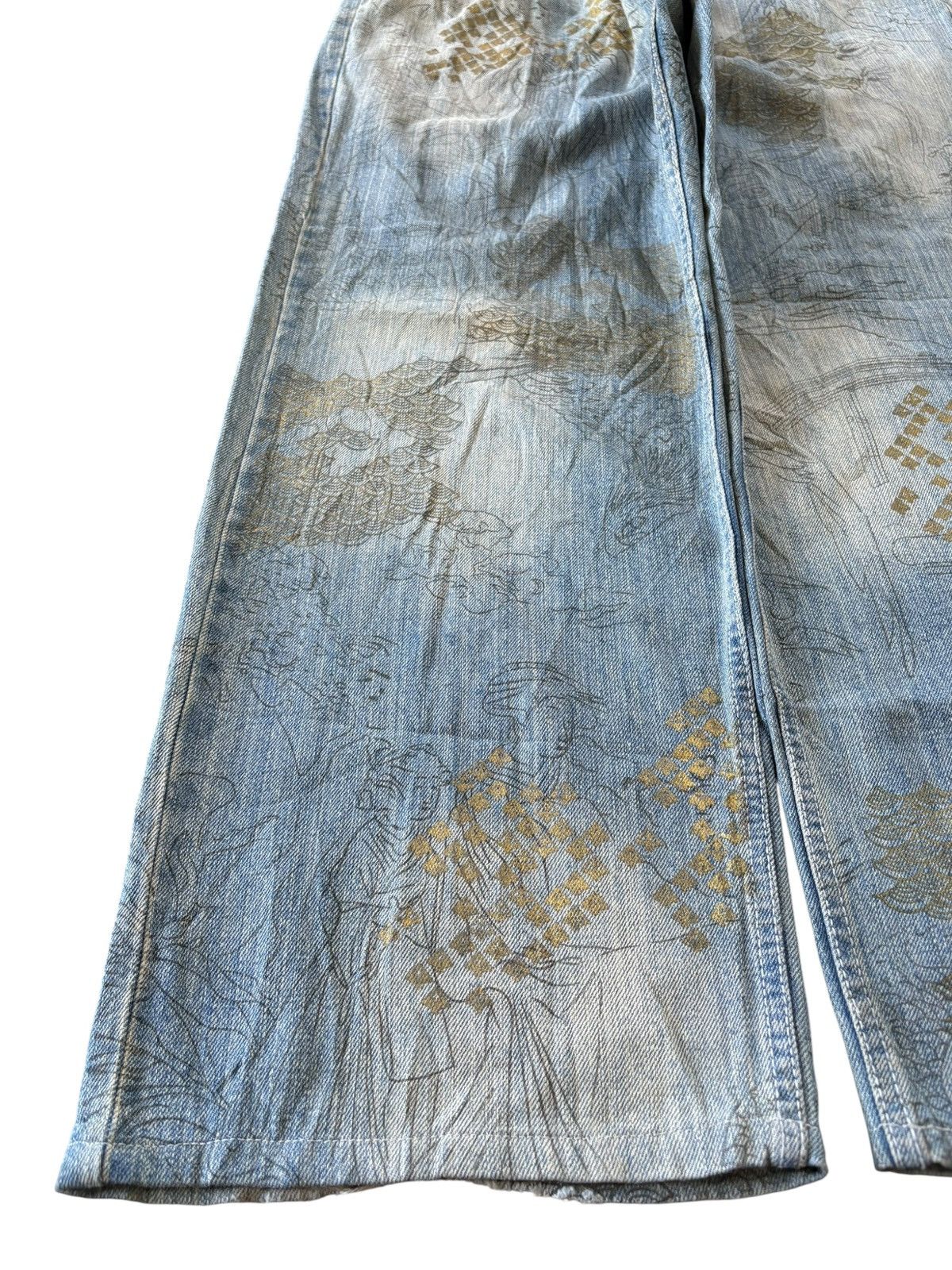 JNCO Vintage Japanese Brand Karakuri Baggy Jeans Size US 36 / EU 52 - 5 Thumbnail