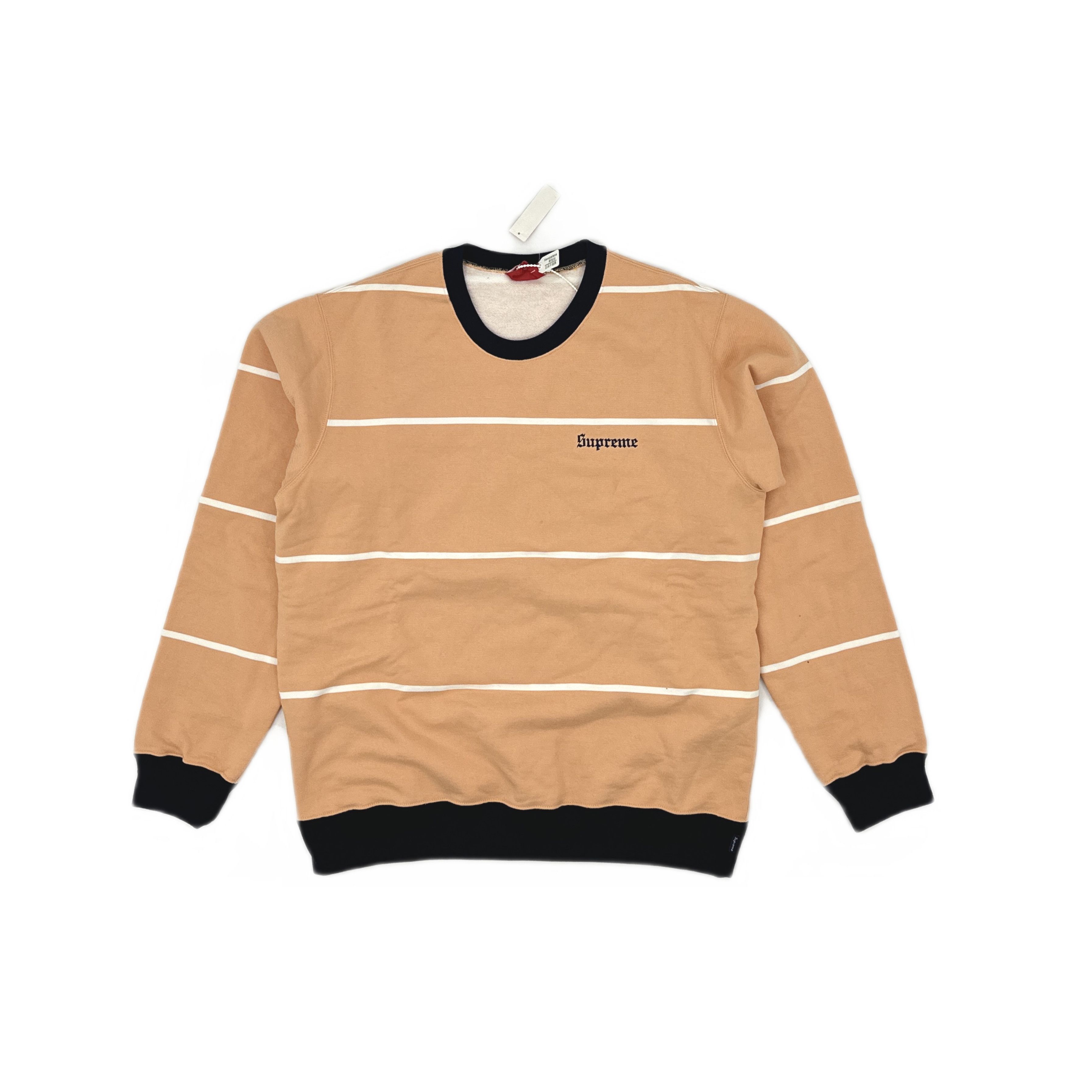 Supreme Supreme Striped Crewneck | Grailed