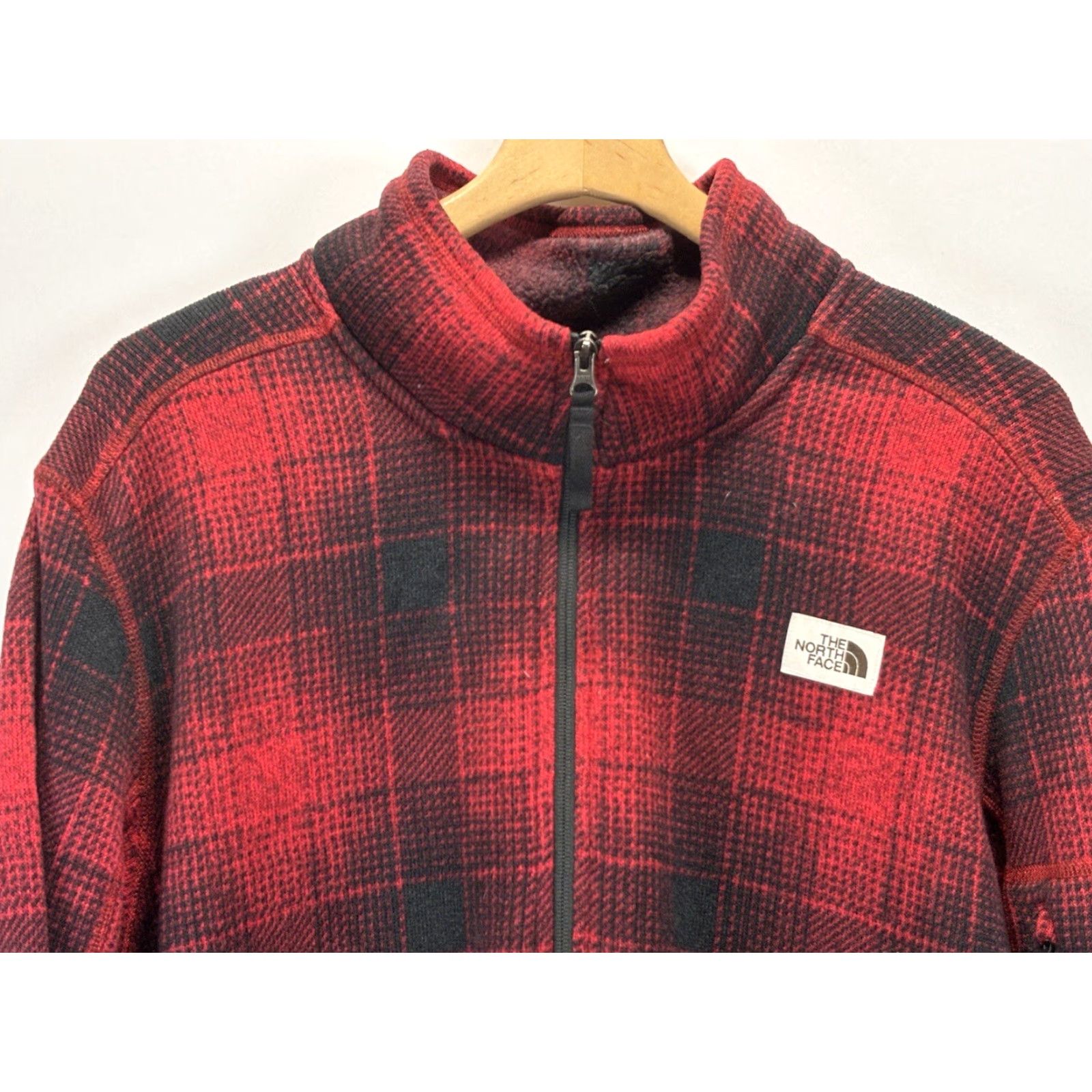 The North Face The North Face Tsillan Mens 1/4 Zipper Pullover Fleece Buffalo Plaid Size XXL 2X Red Plaid Zipper Sweatshirt Mens Size US XXL / EU 58 / 5 - 3 Thumbnail