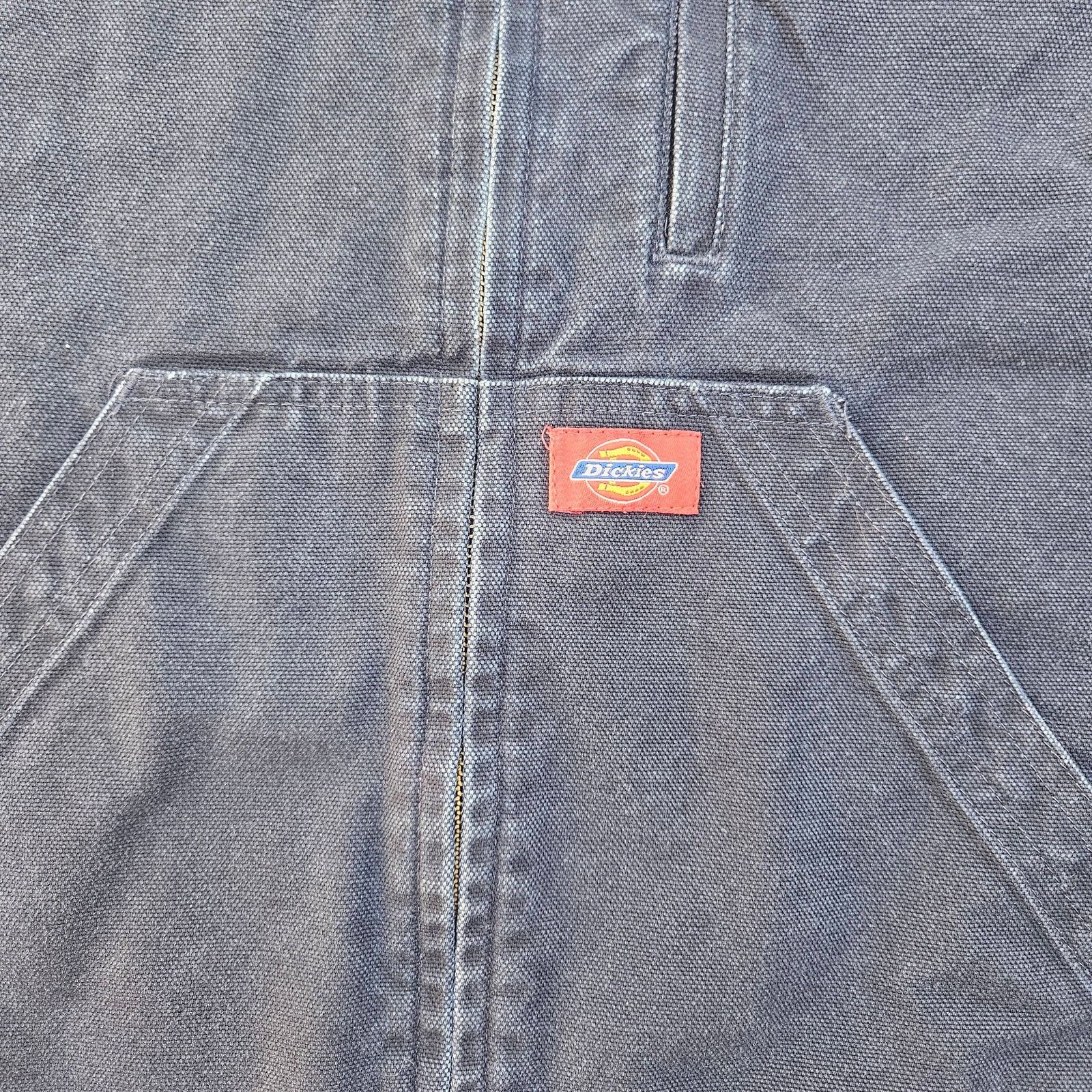 Dickies Dickies Canvas Vest Navy Blue Men's 3X Work Wear Size US XXL / EU 58 / 5 - 2 Thumbnail