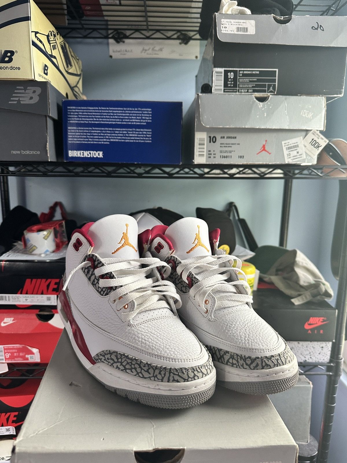 Air Jordan Retro 3 Cardinal