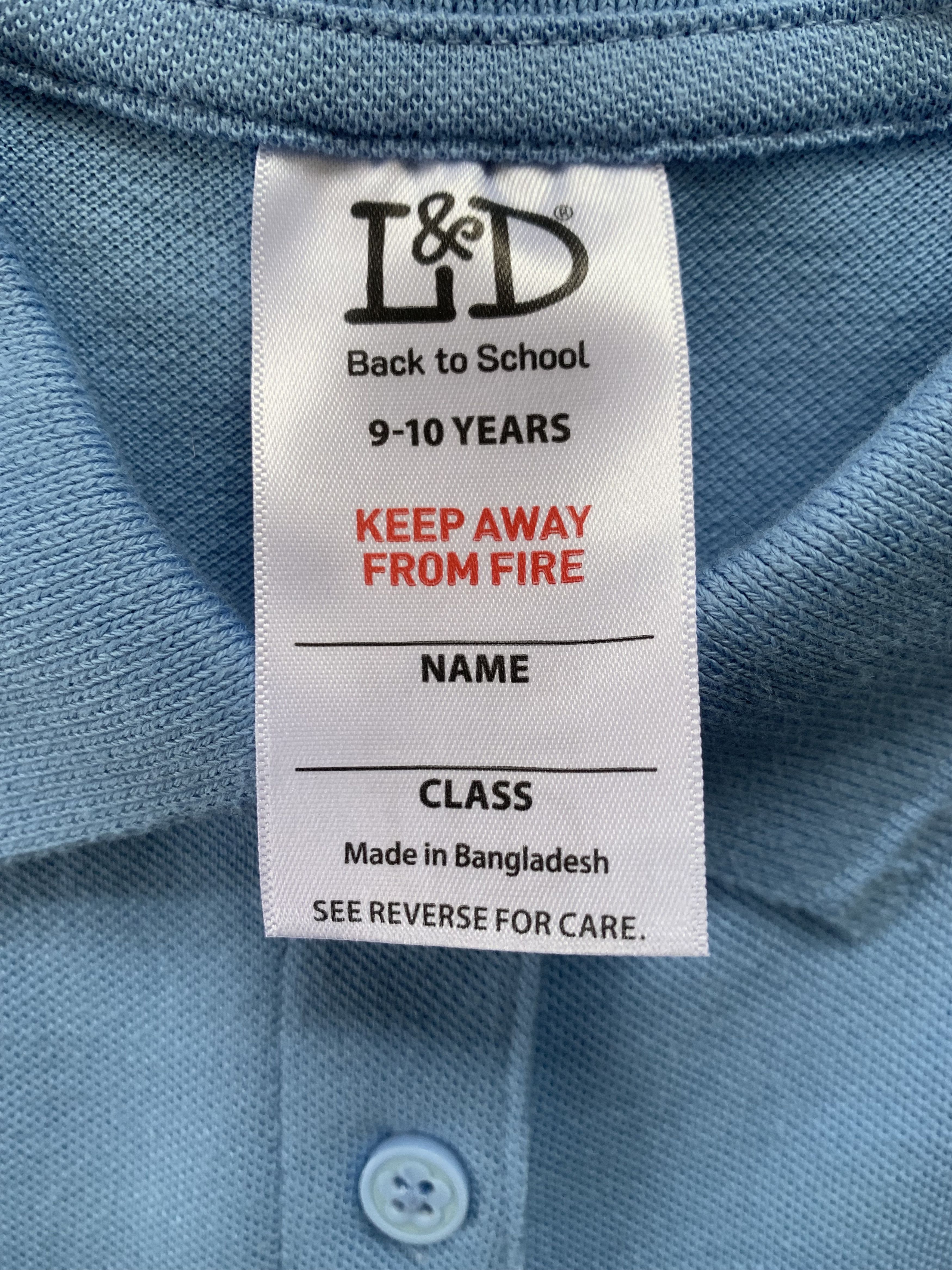 Other Kids L&D Blue Cotton Polo Size XXS / US 00 / IT 34 - 5 Thumbnail
