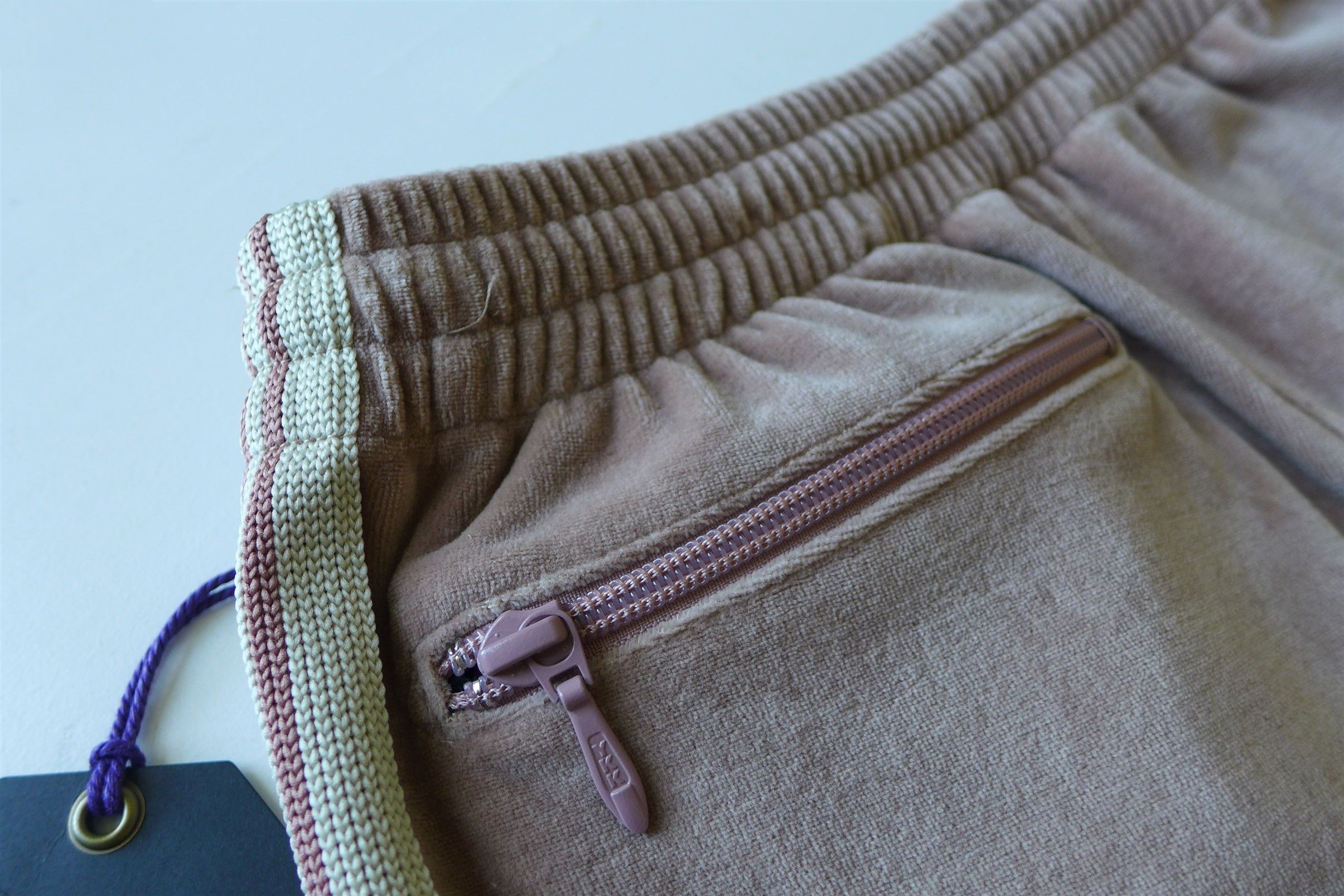 Needles Needles Narrow Track Pant - Old Rose Velour Size US 30 / EU 46 - 10 Thumbnail