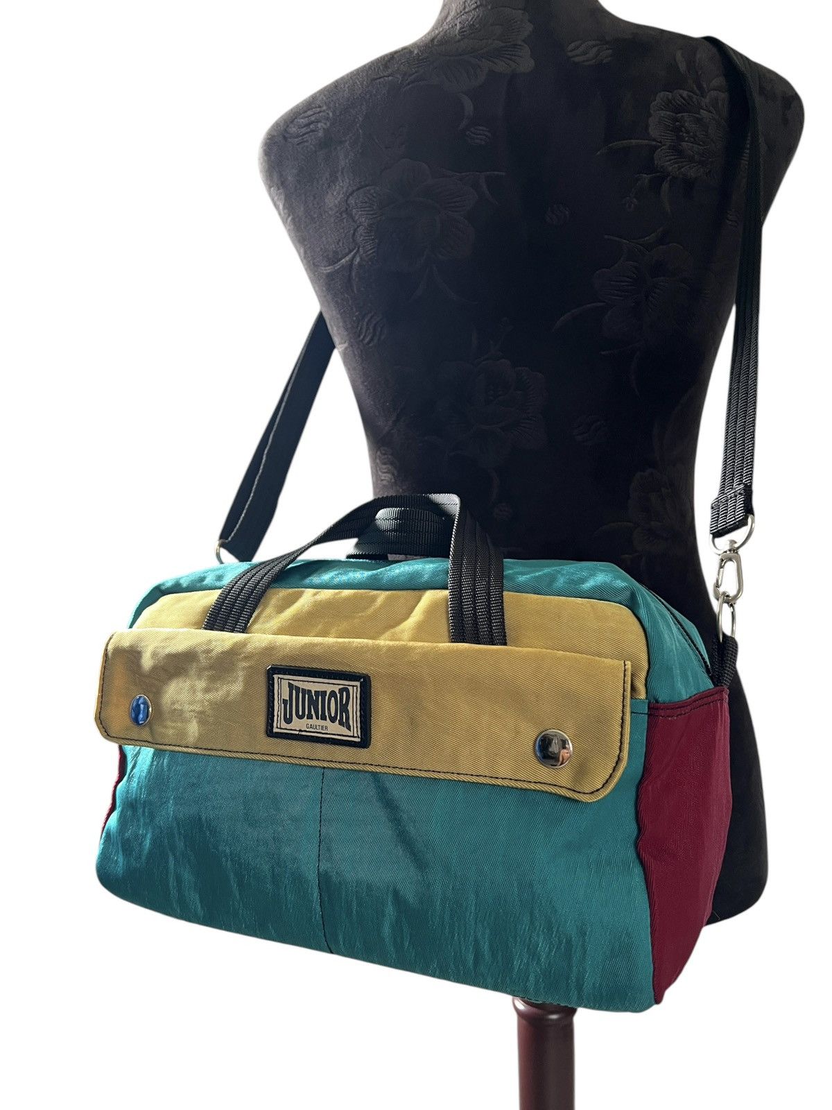 Jean Paul Gaultier 1990 Junior Gaultier Multicolour Cuboid 2-Way Bag Size ONE SIZE - 2 Thumbnail