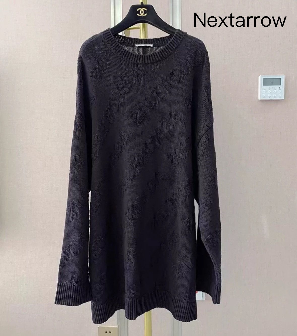 Balenciaga Balenciaga full logo sweater Size US M / EU 48-50 / 2 - 1 Thumbnail