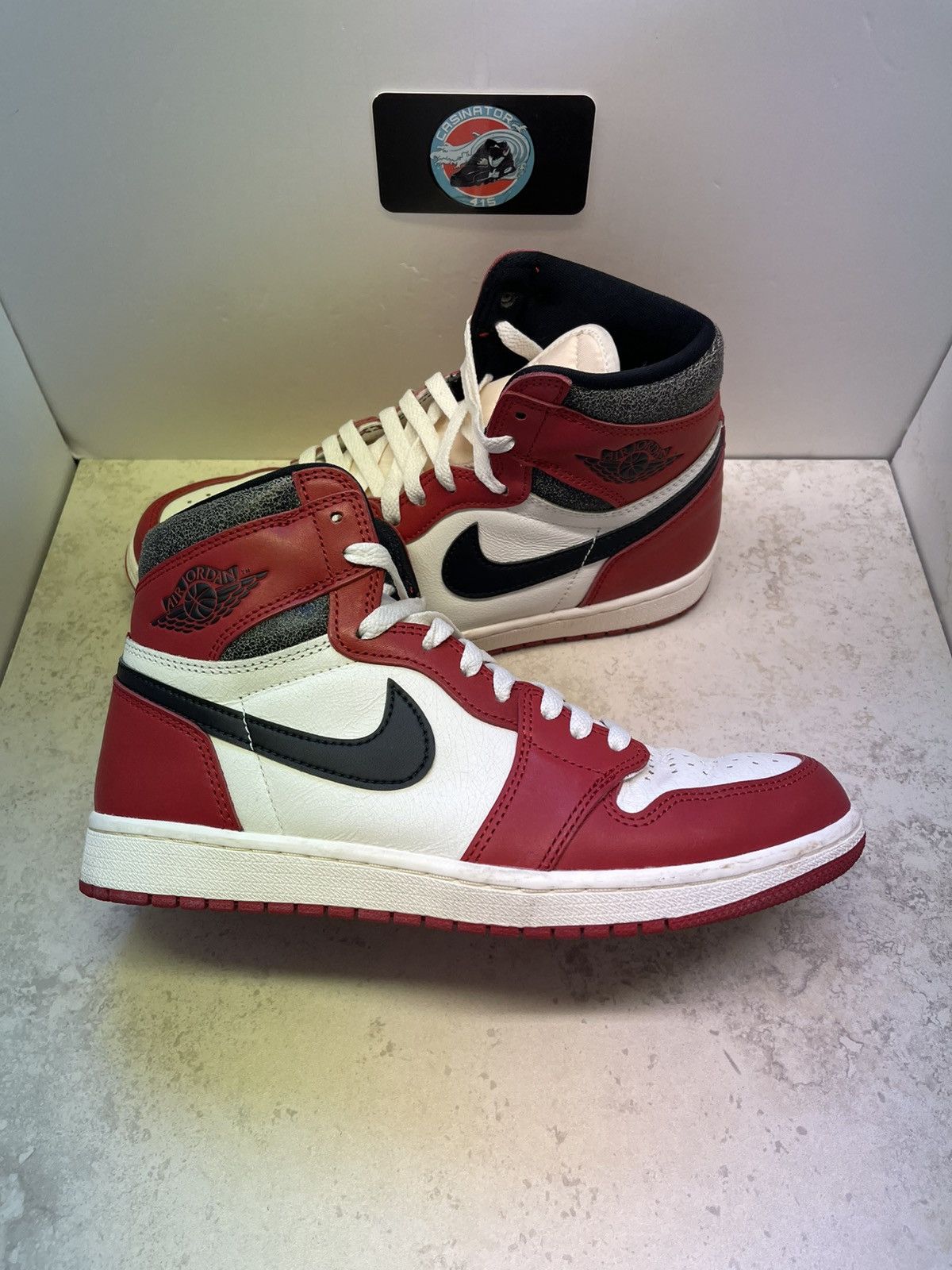 Jordan Brand Nike Air Jordan 1 Retro High OG Chicago Lost & Found Size 9 Size US 9 / EU 42 - 4 Thumbnail