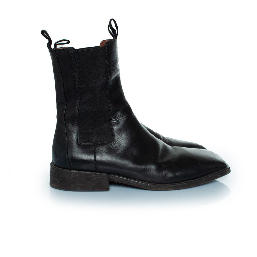 Marsell Marsell, Black leather Chelsea boots Size US 12 / EU 45 - 5 Thumbnail