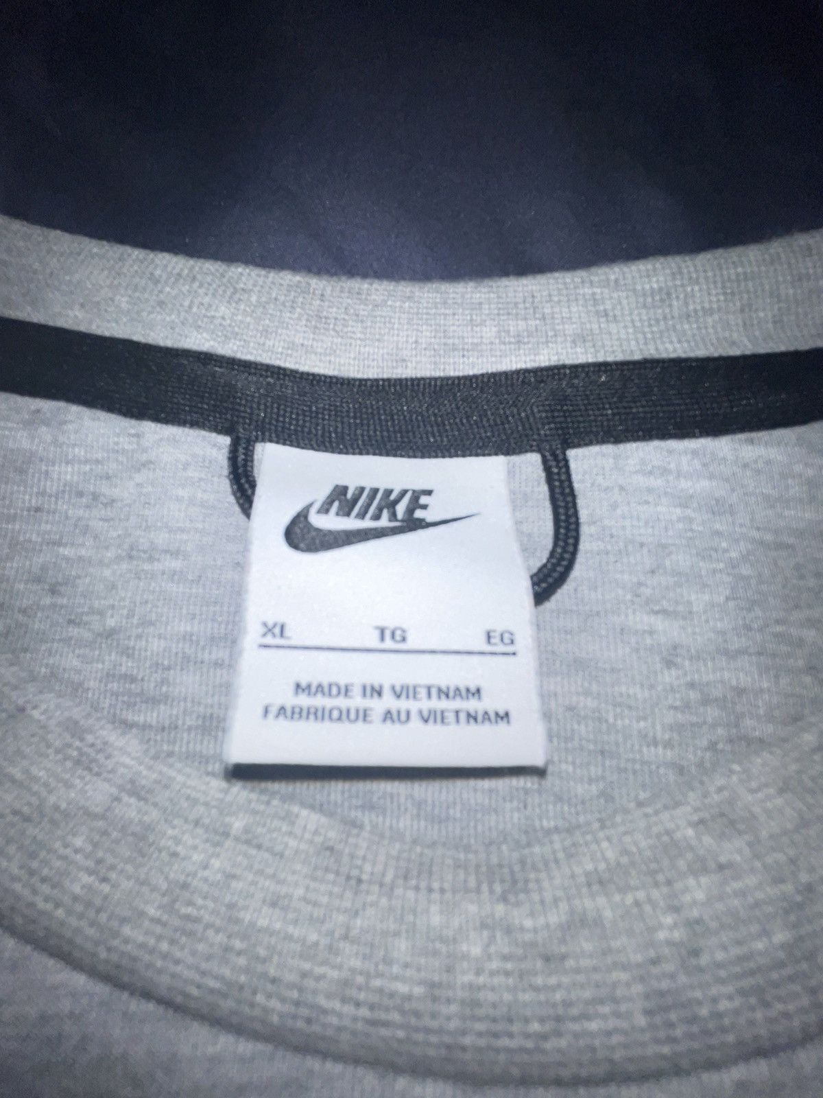 Nike Nike Tech grey Crewneck Fleece Size US XL / EU 56 / 4 - 3 Thumbnail