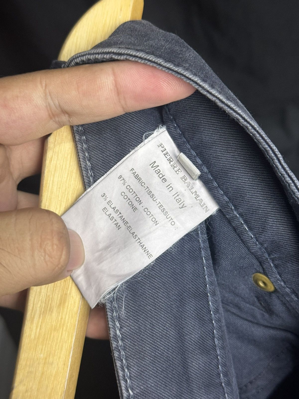 Balmain Balmain Biker Decernin Vintage Styled Size US 29 - 8 Thumbnail