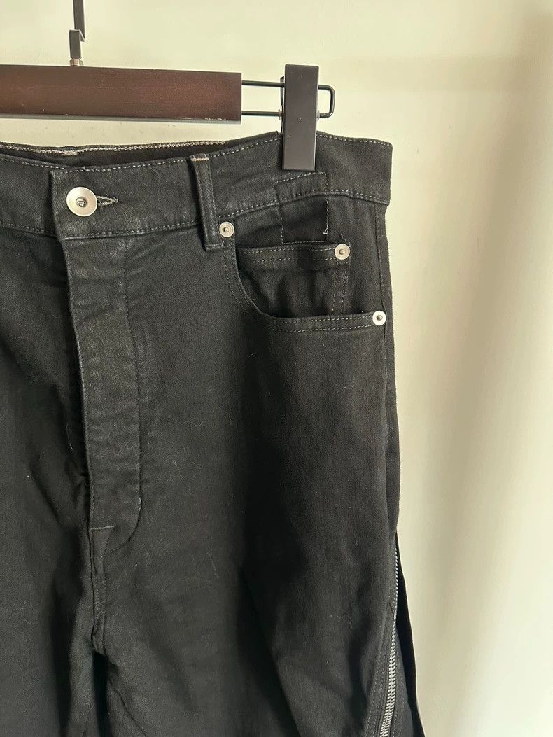 Rick Owens rick owens Washed Waxed Zipper Flared Jeans 2504-Nextarrow Size US 34 / EU 50 - 2 Thumbnail
