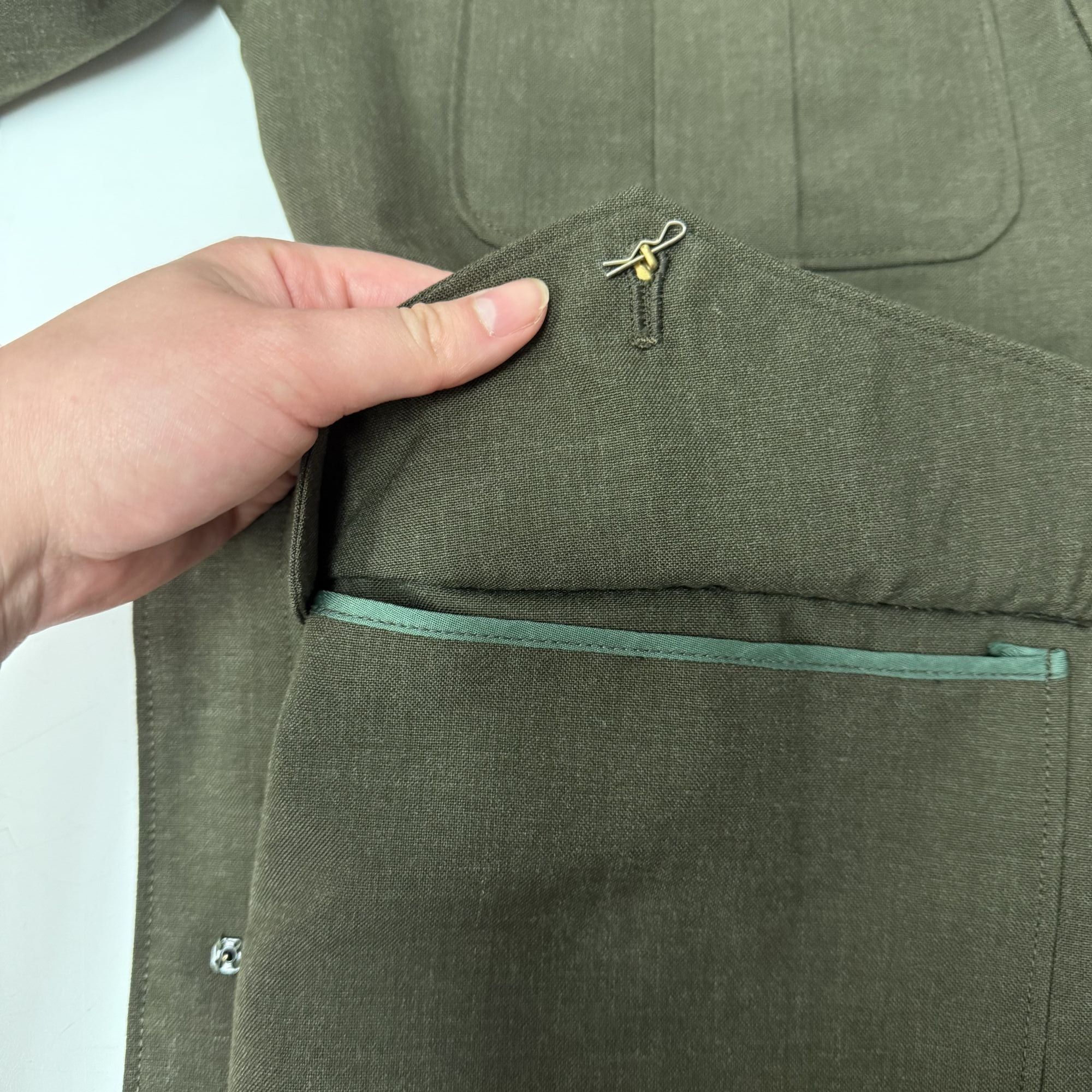Other Vtg TROPICAL Military Dress Uniform BELTED USA Army Jacket Size 38R - 12 Thumbnail