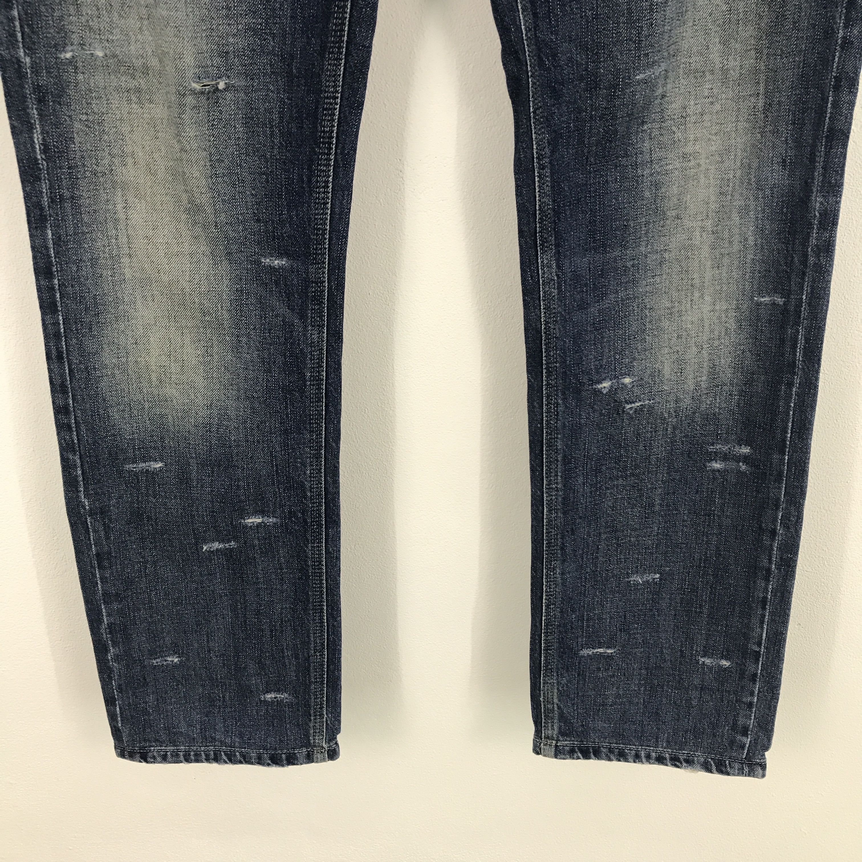 Bottega Veneta × Vintage RARE🔥Bottega veneta distressed Style jeans pants Size US 29 - 3 Thumbnail