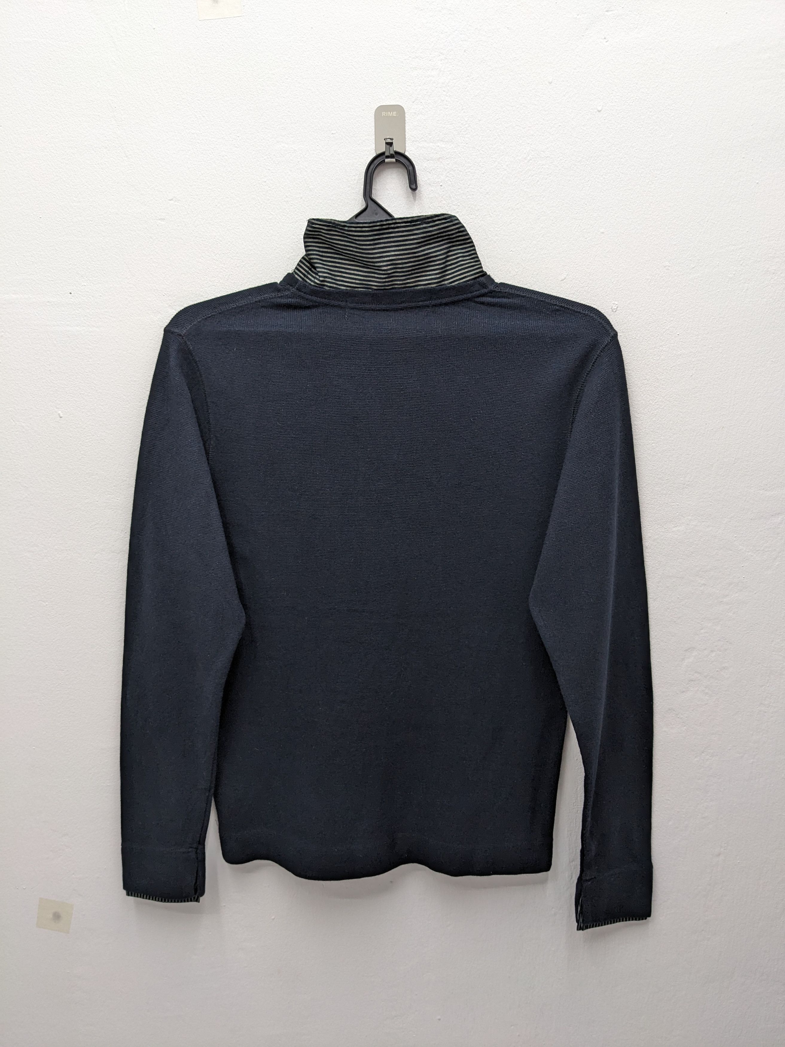 GOSTAR DE FUGA BUONA GIORNATA Knit Jumper with Striped High Collar Size US S / EU 44-46 / 1 - 6 Thumbnail