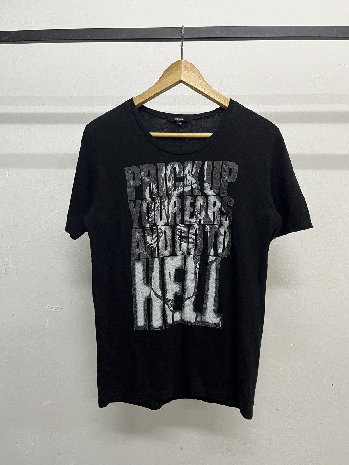 KMRii Shellac Naked Women Poem LGB Punk Vkei Style Graphic Tee Size US S / EU 44-46 / 1 - 3 Thumbnail