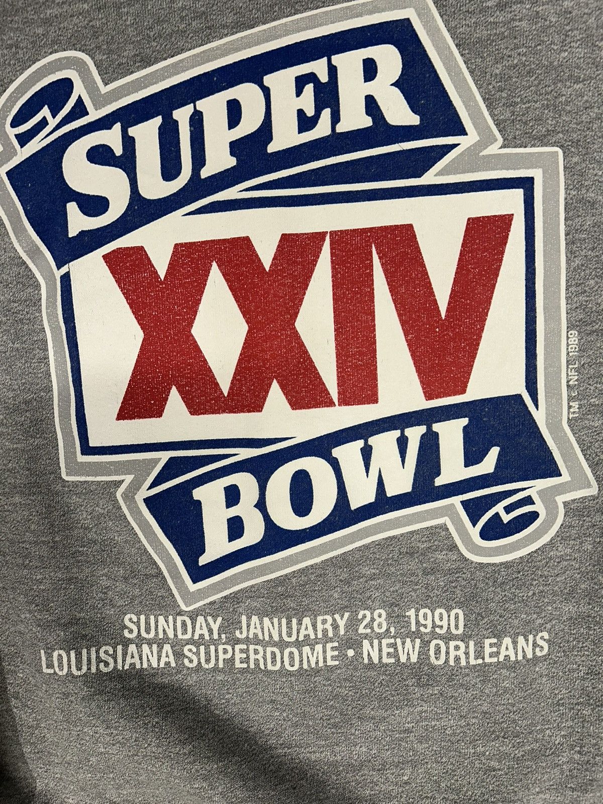 NFL × Vintage Crazy Vintage 90s Essential Grey NFL Super Bowl Crewneck Size US M / EU 48-50 / 2 - 2 Thumbnail