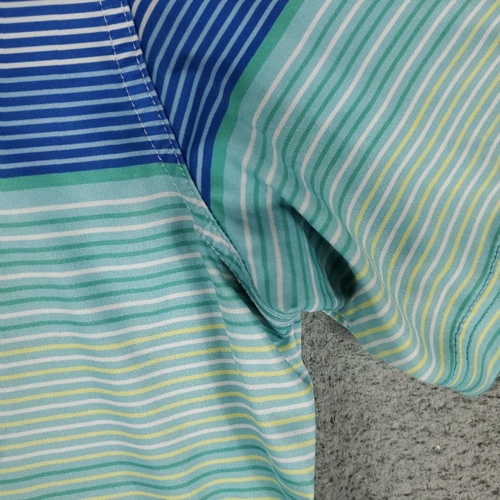 Vineyard Vines Vineyard Vines Polo Shirt Mens M Blue Striped Performance Golf Stained Size US M / EU 48-50 / 2 - 6 Thumbnail