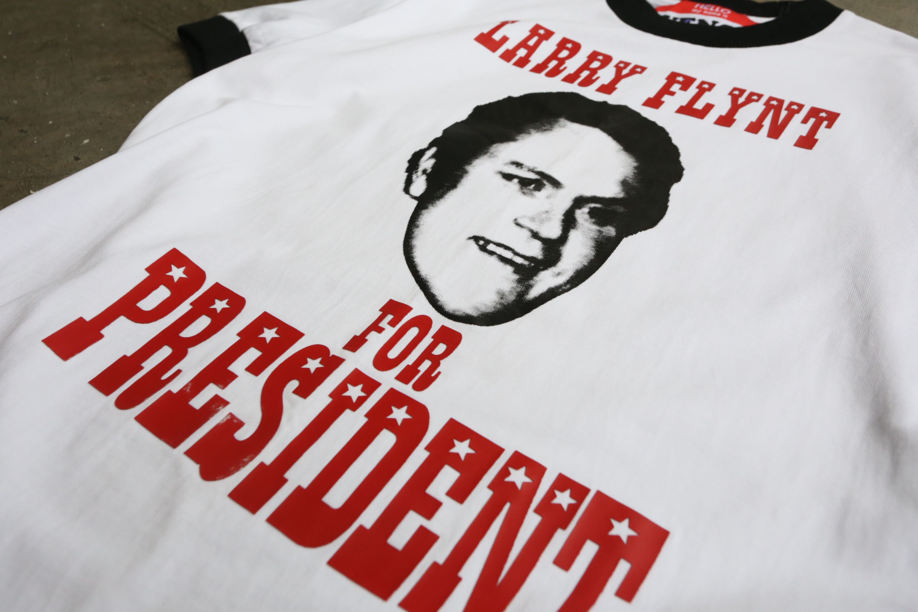 Hood By Air Hood by Air - S/S 17 - Larry Flynt Ringer Tee Size US L / EU 52-54 / 3 - 3 Thumbnail