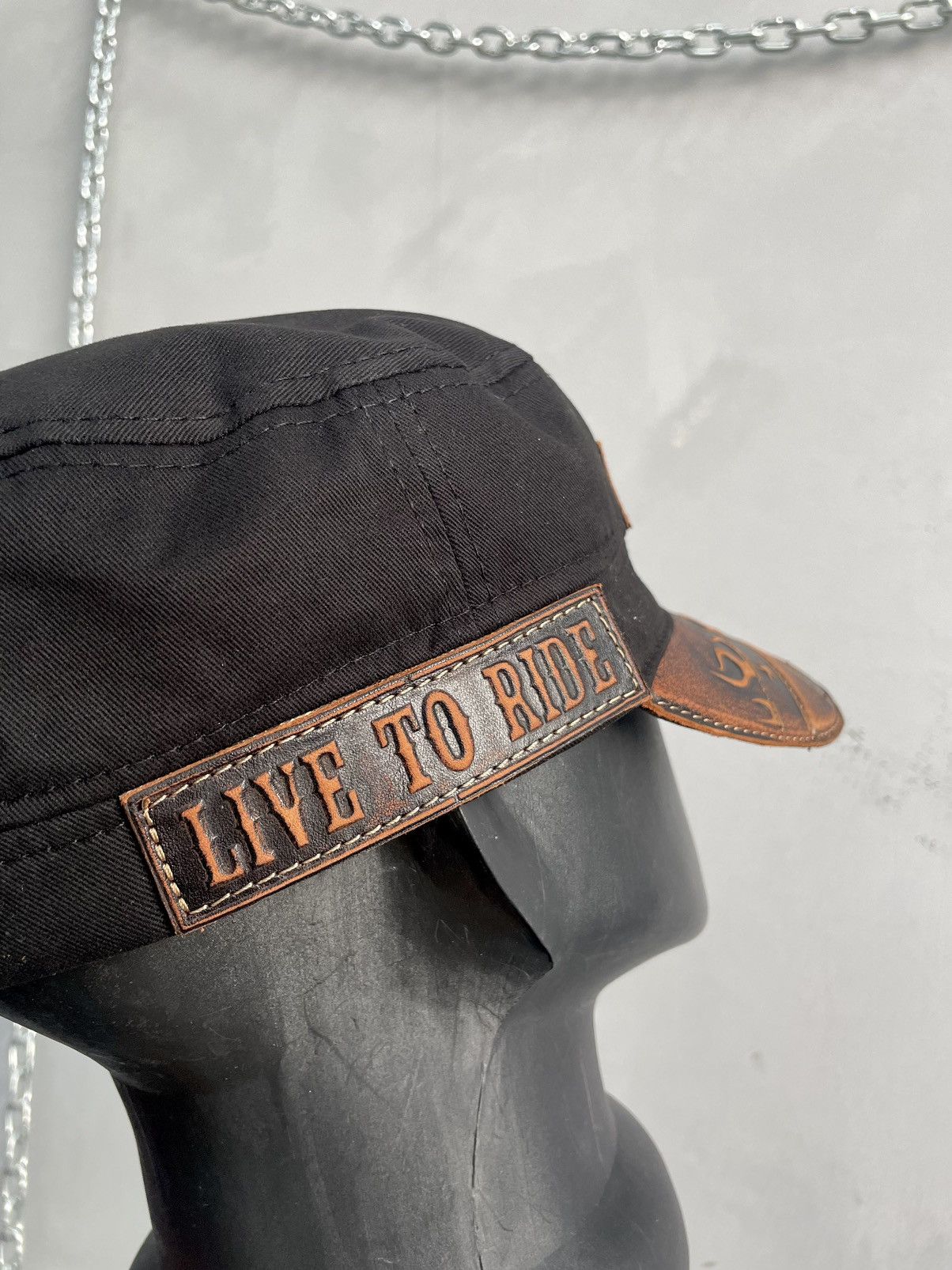 Harley Davidson Harley Davidson black trucker cap vintage biker street style Size ONE SIZE - 8 Thumbnail