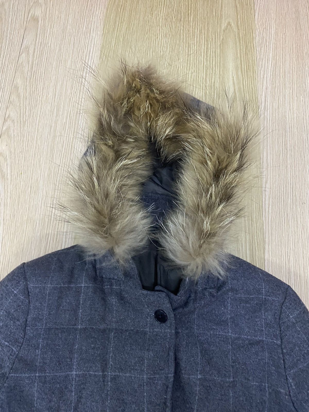 SHIPS Ships days puff down raccoon fur hood parkas Size M / US 6-8 / IT 42-44 - 4 Thumbnail