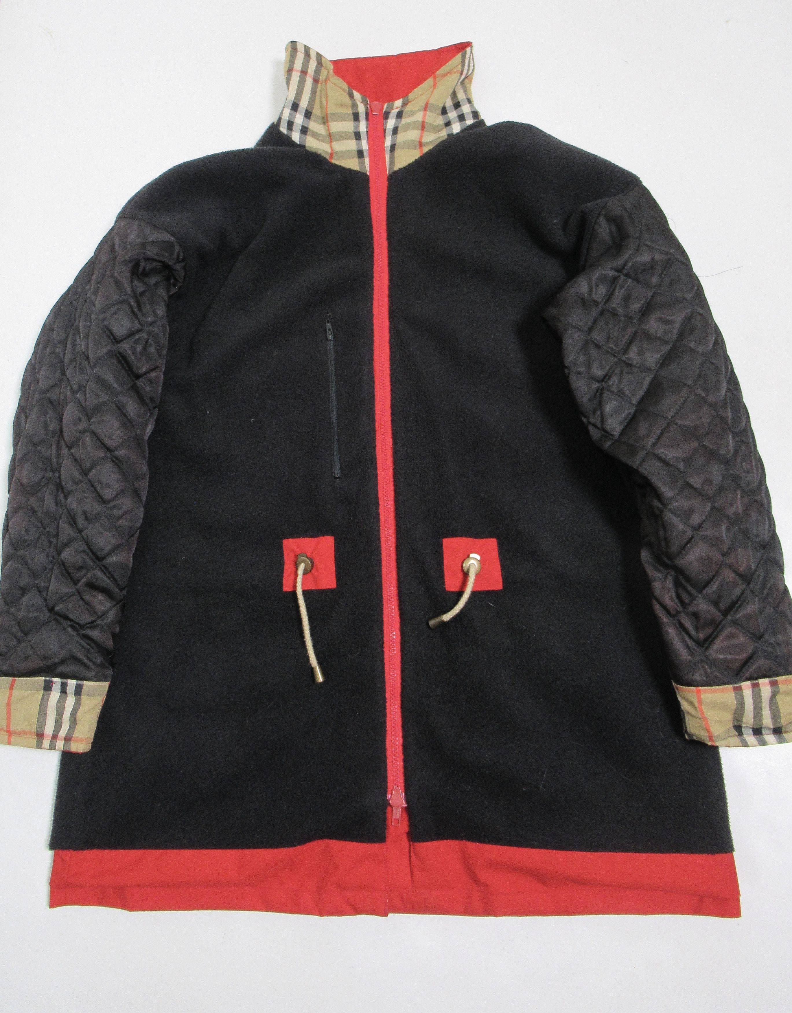 Burberry Burberrys Softshell Fleece Lining Jacket Red Made In U.S.A. Size US S / EU 44-46 / 1 - 8 Thumbnail
