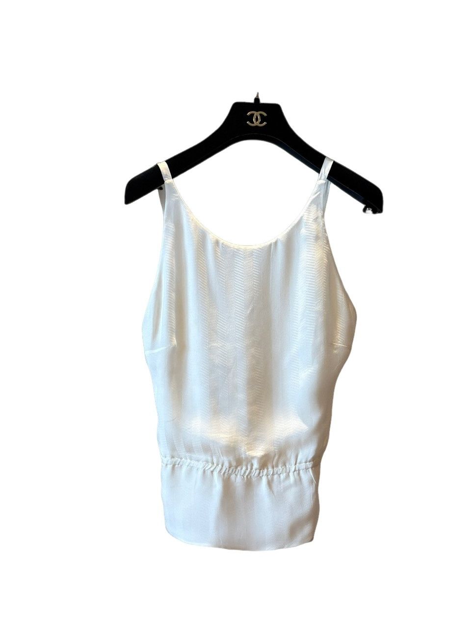 シャネル　CC タンク38 Chanel CHANEL Logo Tank Top Size 38 | Grailed