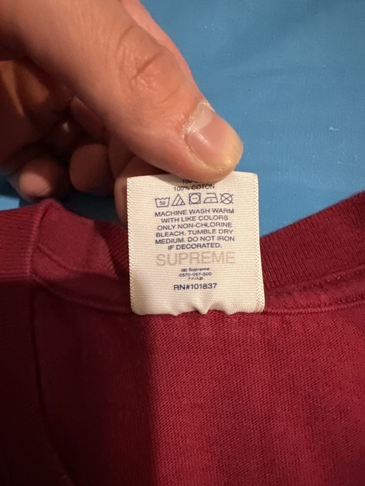 Supreme Supreme new york tee Size US S / EU 44-46 / 1 - 4 Thumbnail