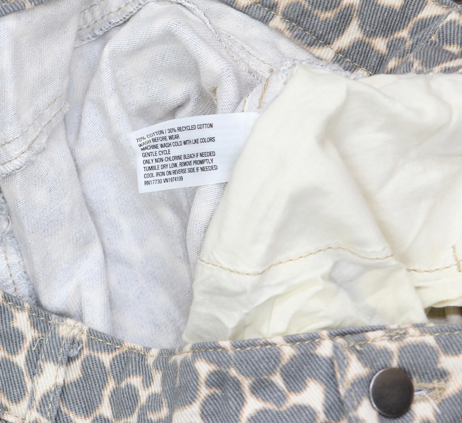 Other Nwt Wild Fable 90s Straight Pants 91905655 Brown Leopard L Size 36" / US 14 / IT 50 - 7 Thumbnail