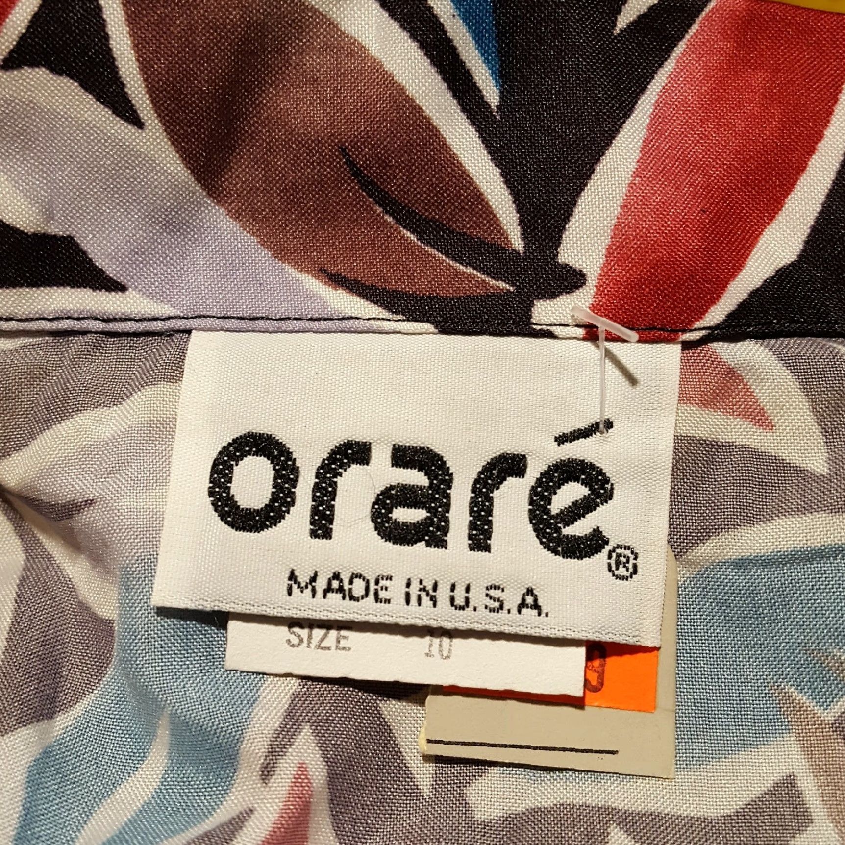 Vintage VINTAGE Orare Sweatshirt Women's Size 10 Long Sleeve Collared Button Up Leaf Floral 80s 90s Retro Top Size L / US 10 / IT 46 - 5 Thumbnail