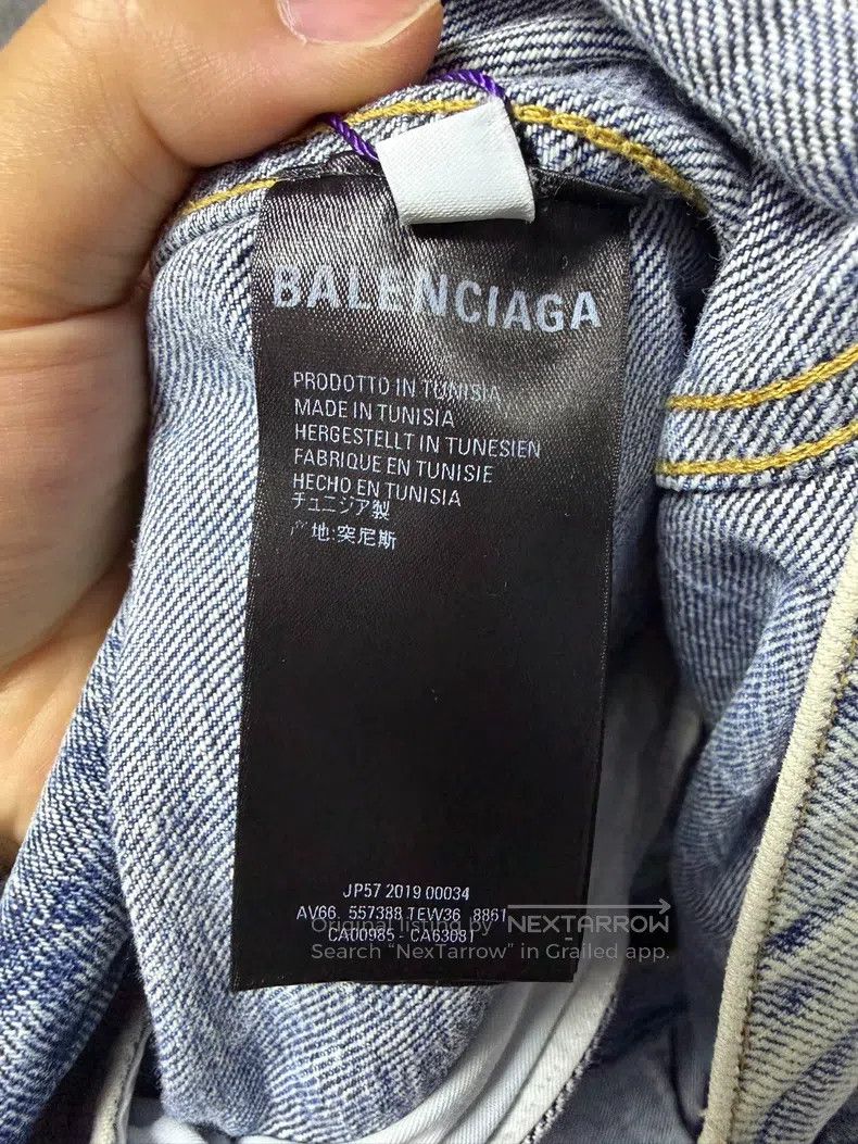 Other Balenciaga Denim Jacket Size XS / US 0-2 / IT 36-38 - 4 Thumbnail