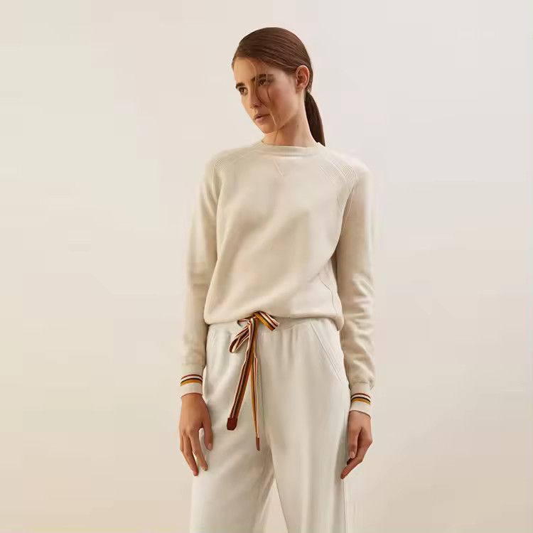 Loro Piana o1w1db10724 Suitcase Stripe Trouser in Off White Size 26" / US 2 / IT 38 - 3 Thumbnail
