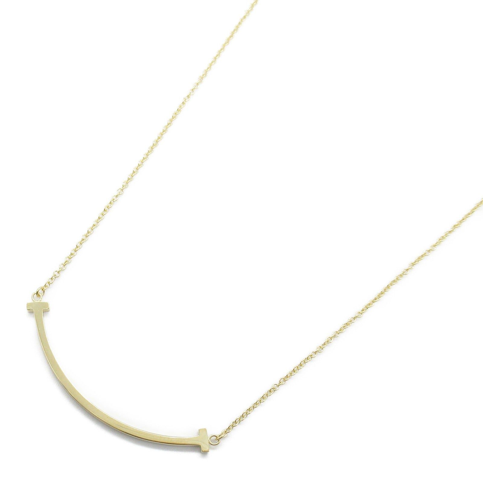 Tiffany & Co. Tiffany Co T-Smile Small Necklace K18 (Yellow Gold) Gold Size ONE SIZE - 1 Thumbnail