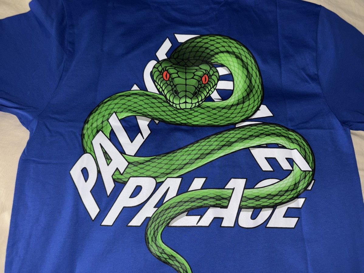 Palace Palace Snakey P3 Tri-Ferg T-Shirt Royal Blue Size US XL / EU 56 / 4 - 1 Thumbnail