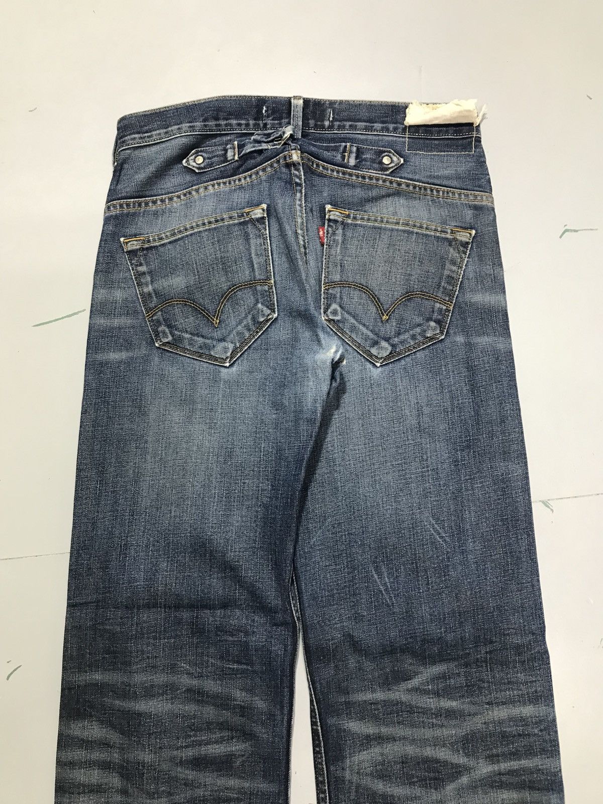 Levi's Vintage Levi’s 503 buckle belt denim Size US 32 / EU 48 - 10 Thumbnail