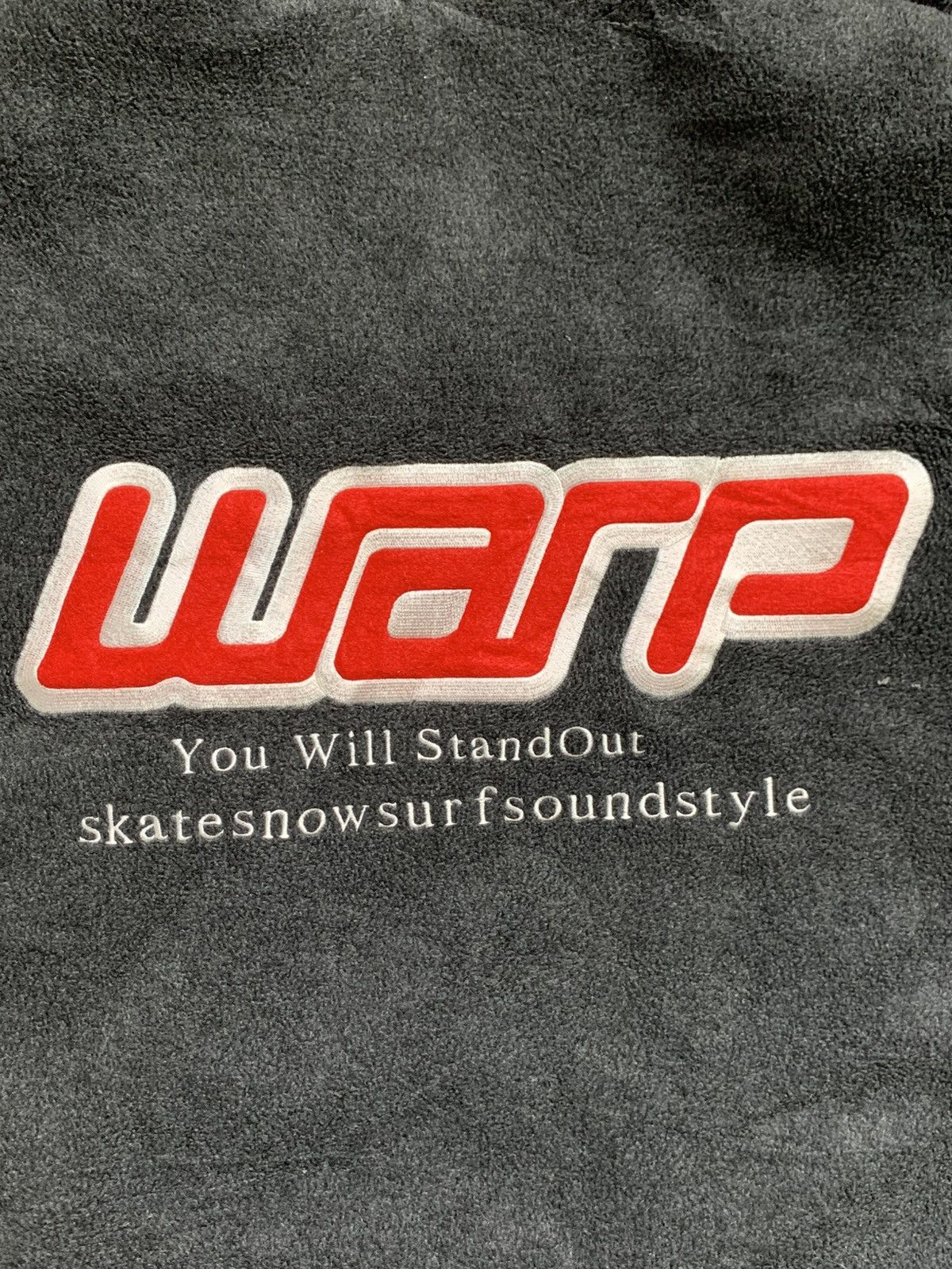 Japanese Brand Rare Design Vintage Warp Complete Streetwear Fleece Jackets Size US L / EU 52-54 / 3 - 9 Thumbnail