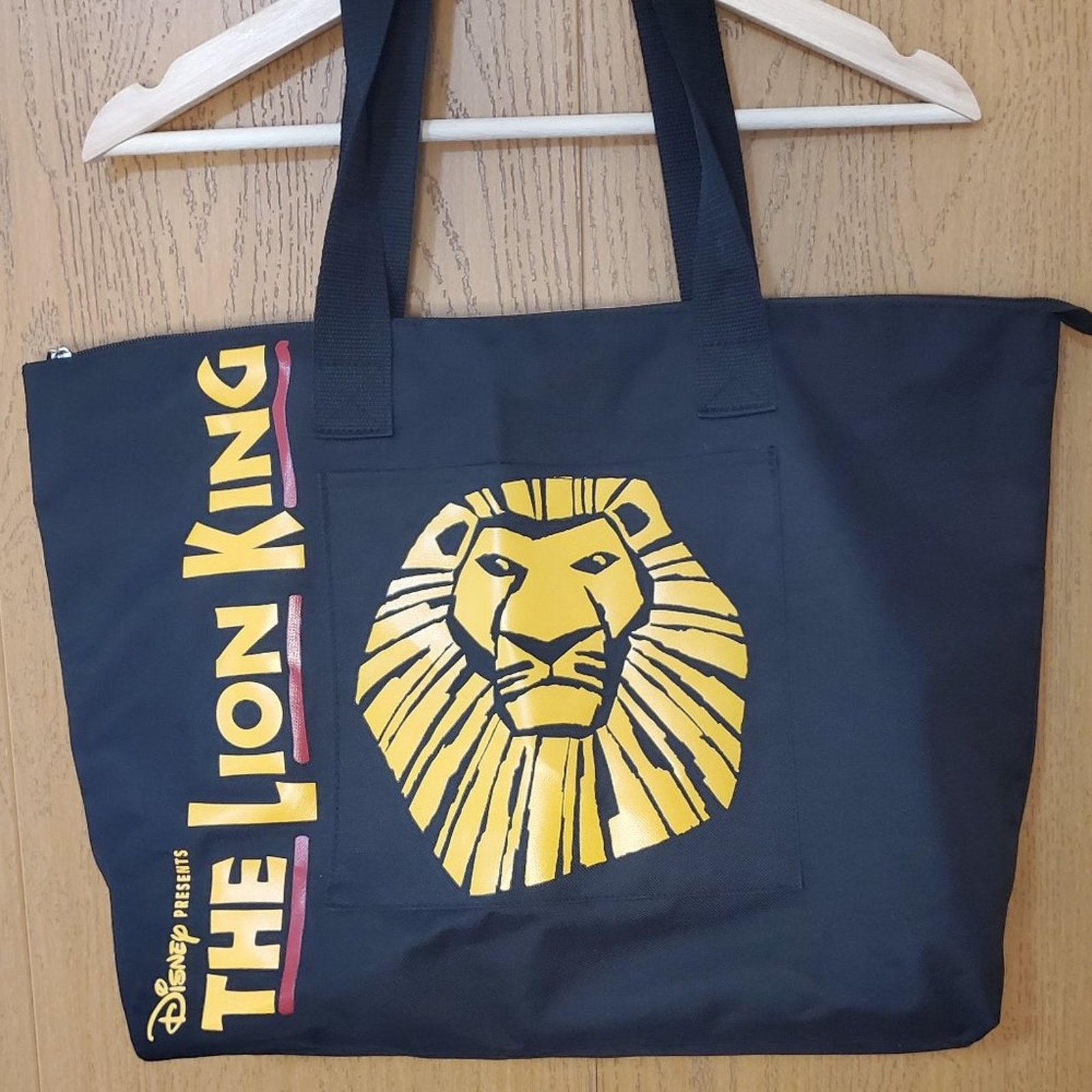 Disney Disney's The Lion King Black Broadway Musical Zip Tote Bag! Size ONE SIZE - 2 Thumbnail