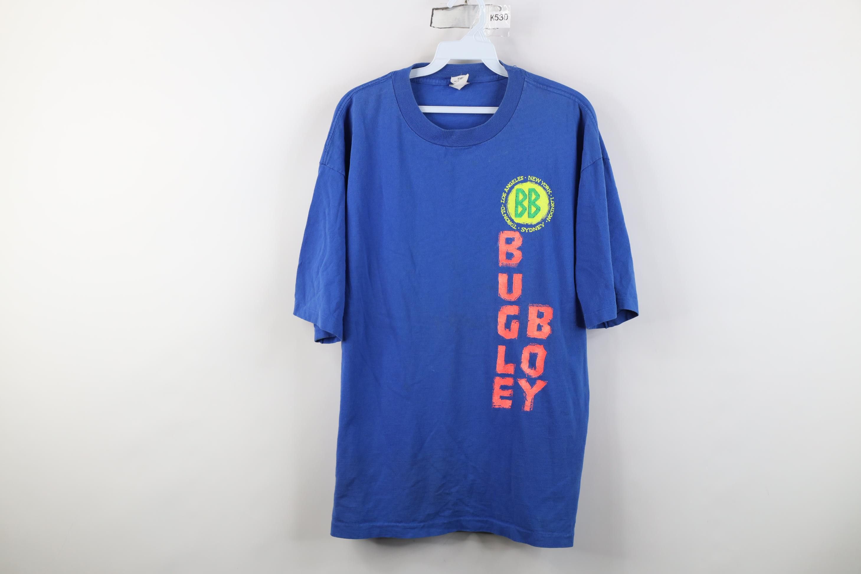 Vintage Vintage 90s Bugle Boy Surfing Spell Short Sleeve T-Shirt USA Size US L / EU 52-54 / 3 - 1 Thumbnail