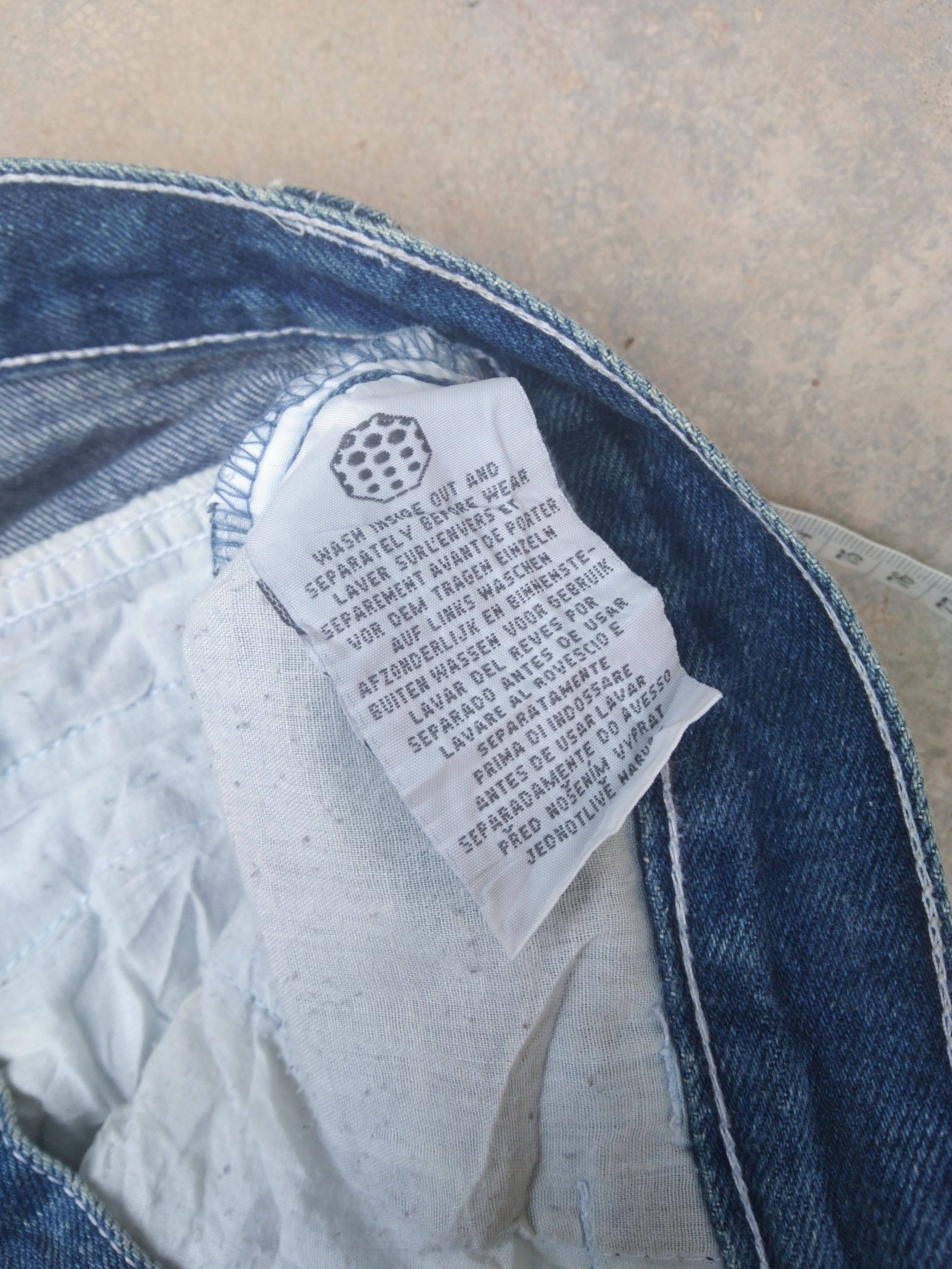Jean × Vintage Vintage Y2k Here & There Carpenter Style Baggy Jeans 29x30 Size US 29 - 8 Thumbnail