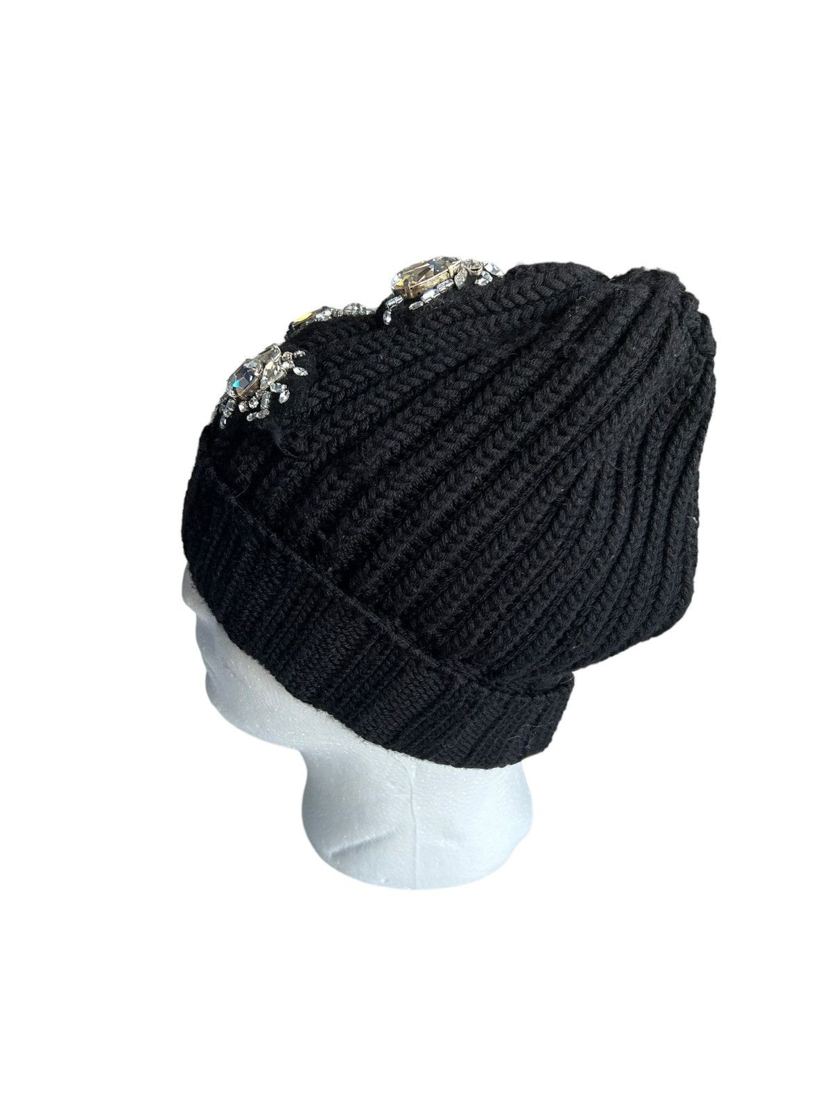 14th Addiction × Japanese Brand × Le Grande Bleu (L.G.B.) Japanese MARCOBOLOGNA Punk Bondage wool knitted Beanie Hats Size ONE SIZE - 3 Thumbnail