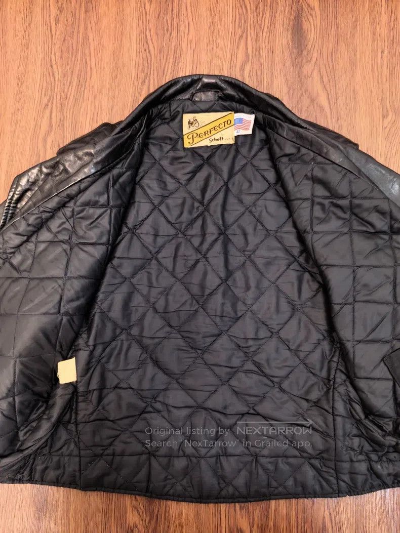 Schott Schott Cowhide motorcycle leather coat Size US XL / EU 56 / 4 - 6 Thumbnail