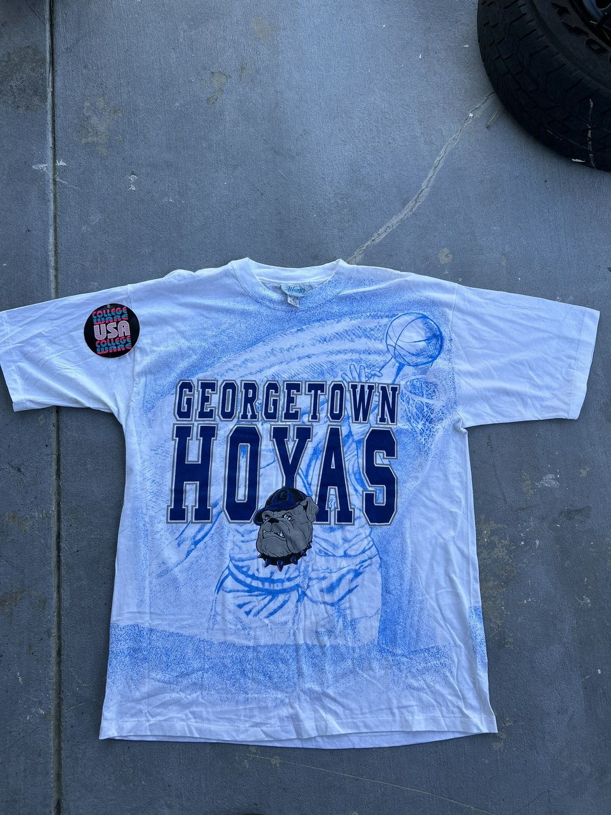 Vintage Brand New Vintage WT Georgetown College AOP Tee Size US XL / EU 56 / 4 - 1 Thumbnail