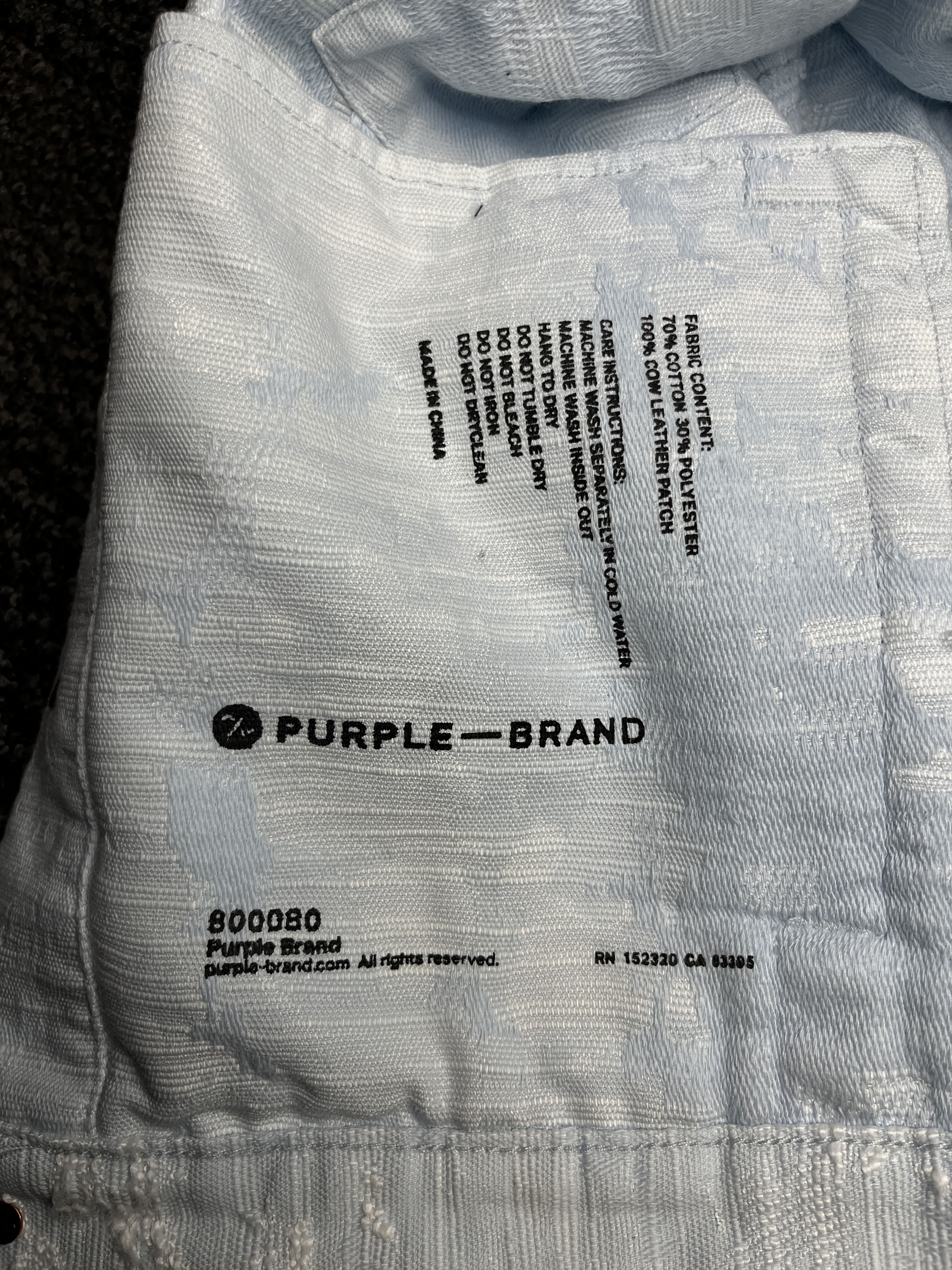 Purple × Purple Brand Oversize Jacquard Jacket Size US M / EU 48-50 / 2 - 8 Thumbnail