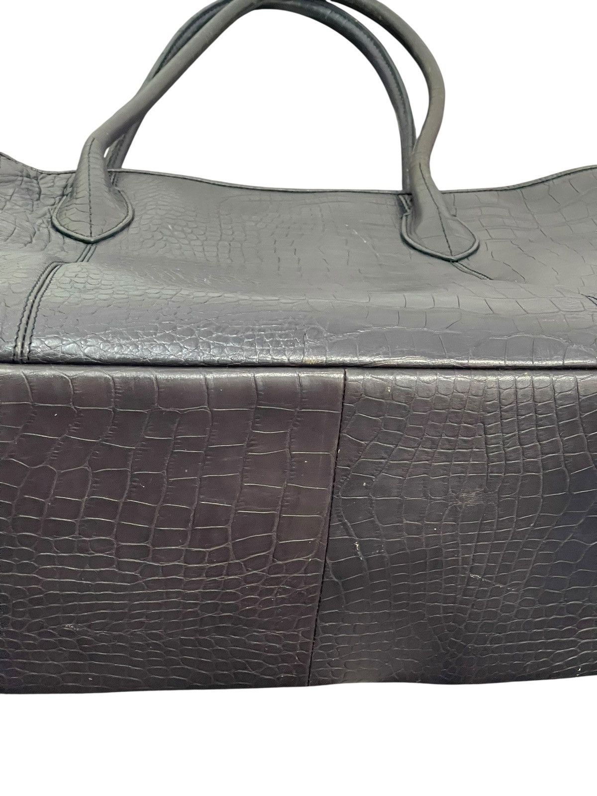 United Arrows Crocodile Embossed Leather United Arrows Tote Bag 8🟩 Size ONE SIZE - 15 Thumbnail