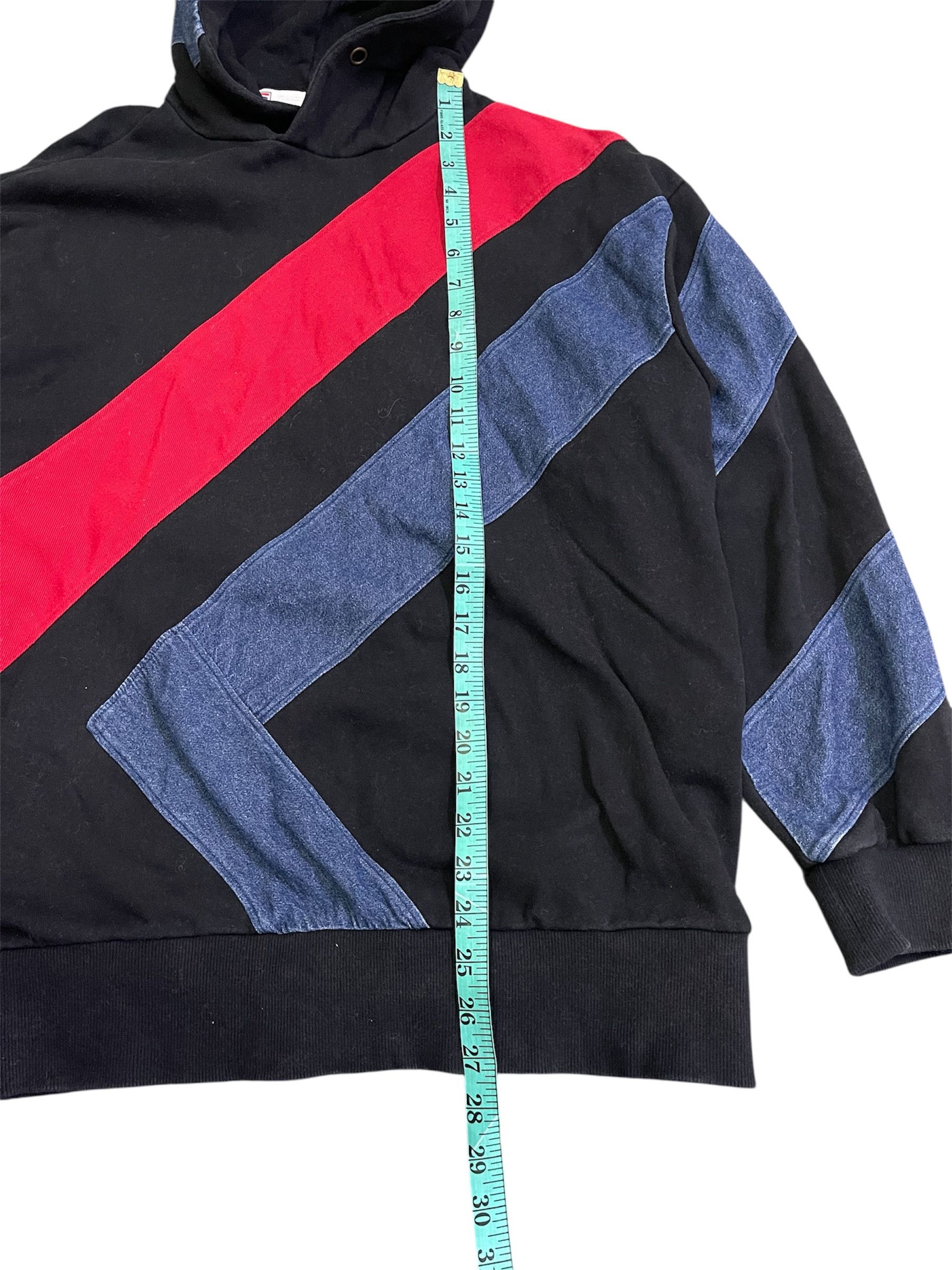 Frapbois Fila x Frapbois (Issey Miyake) Pullover Hoodie Red Blue Size US S / EU 44-46 / 1 - 14 Thumbnail