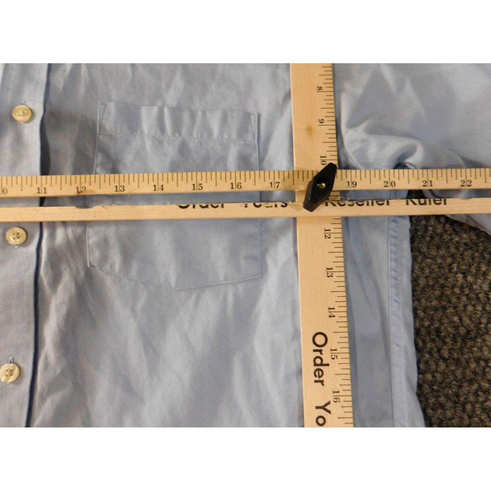 Michael Kors Michael Kors Mens Shirt 15 blue Cotton Dress Shirt Long Sleeve Button-Down Collar Regular Knit Non-Iron Office Modern Mens Regular Size 15 Blue Size US M / EU 48-50 / 2 - 6 Thumbnail