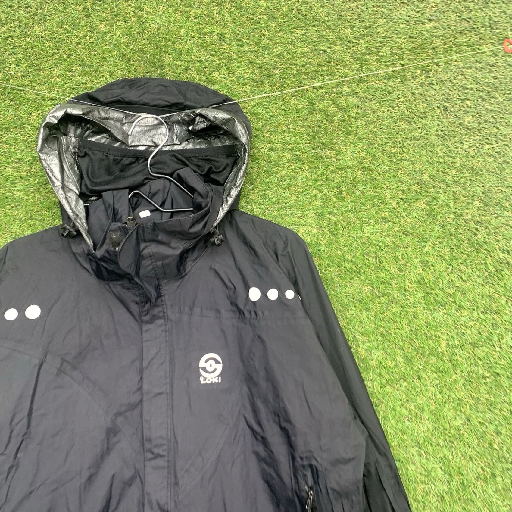 Vintage Loki Gear Storm Shell Jacket Mens 2XL Black Softshell Hooded Lined Windbreaker Outdoor Hiking Gear Mens Size US XXL / EU 58 / 5 - 3 Thumbnail