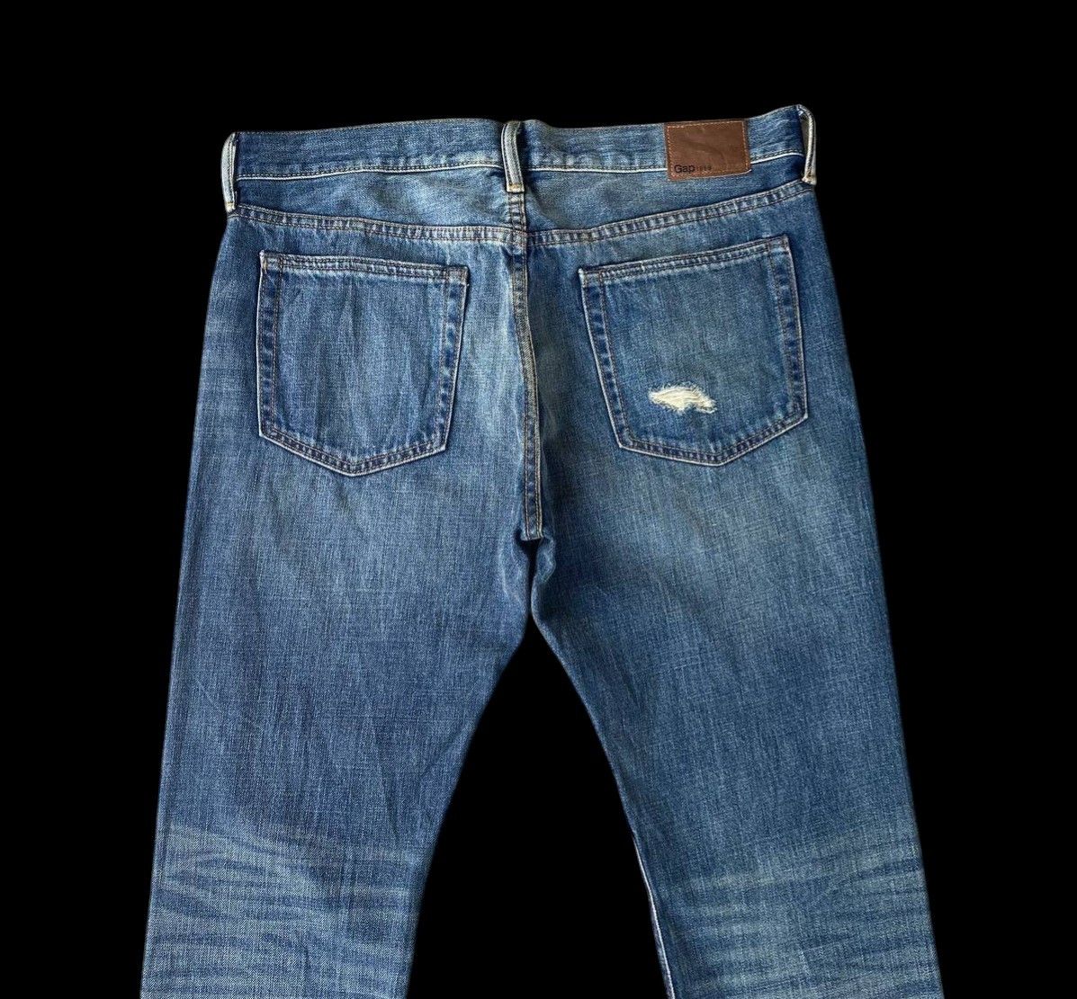 Gap VINTAGE Y2K GAP DISTRESSED GRUNGE DENIM Size US 33 - 11 Thumbnail