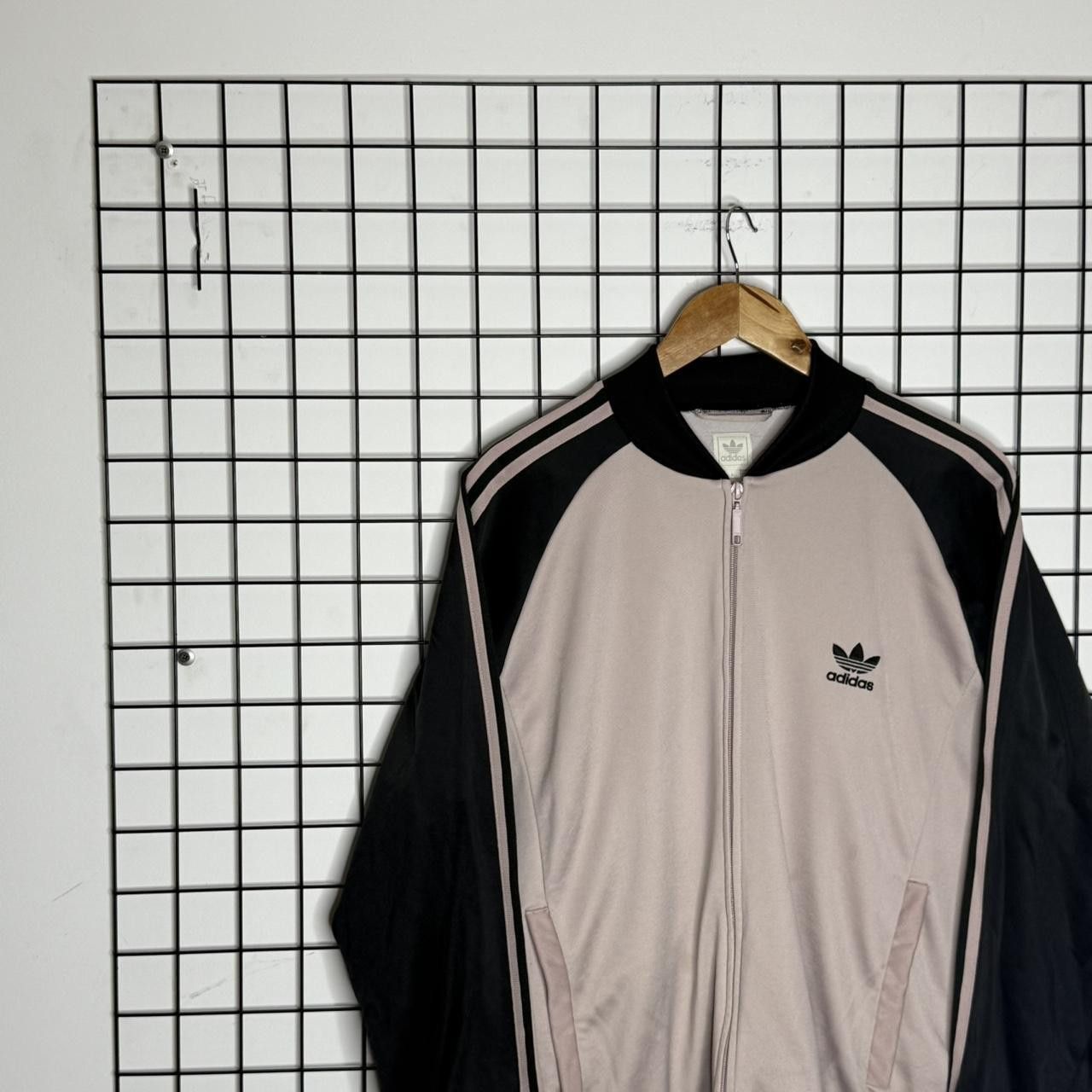 Adidas Adidas Vintage 90 3 Stripes Zip Up Sweatshirt Nylon Size US L / EU 52-54 / 3 - 3 Thumbnail