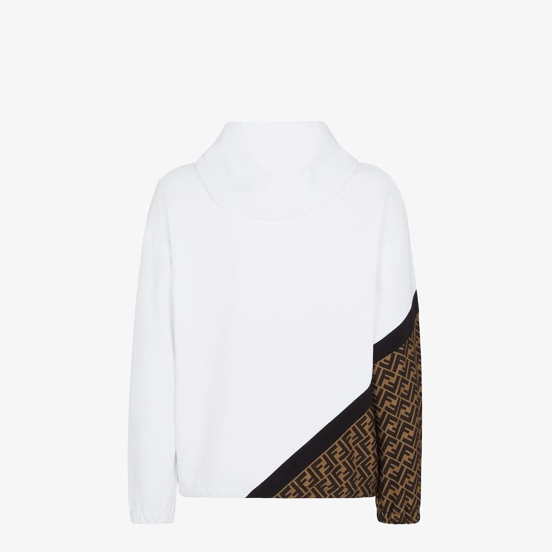 Fendi o1s1wg111025 Sweatshirt in White/Brown Size US M / EU 48-50 / 2 - 2 Thumbnail