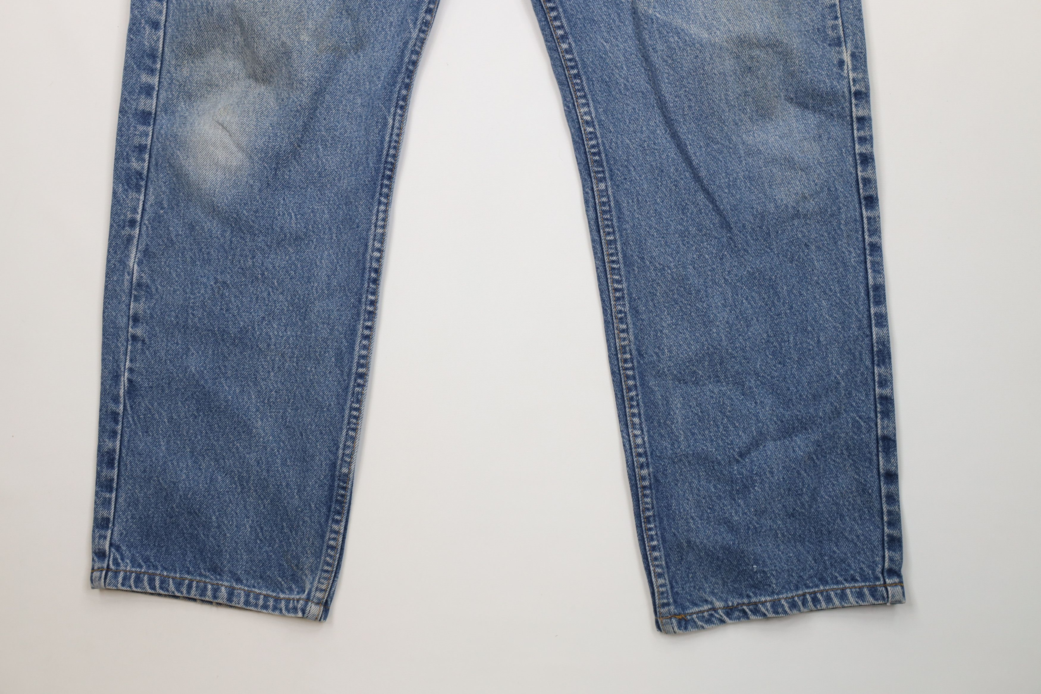 Levi's Vintage 90s Levis 505 Orange Tab Regular Fit Denim Jeans Size US 34 / EU 50 - 4 Thumbnail