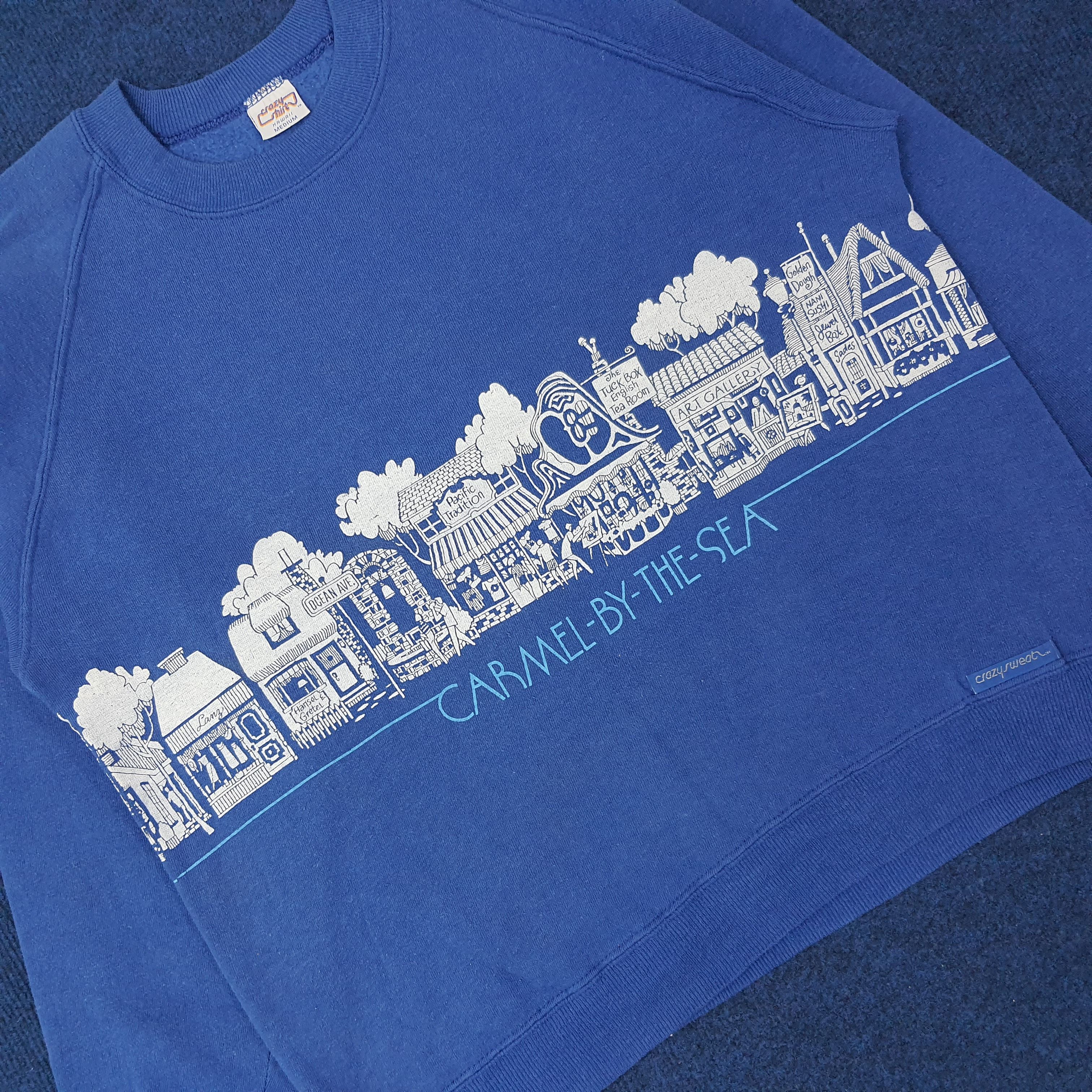 Arts & Science Vintage Carmel by The Sea Art California Sweatshirt C243N26 Size US M / EU 48-50 / 2 - 2 Thumbnail
